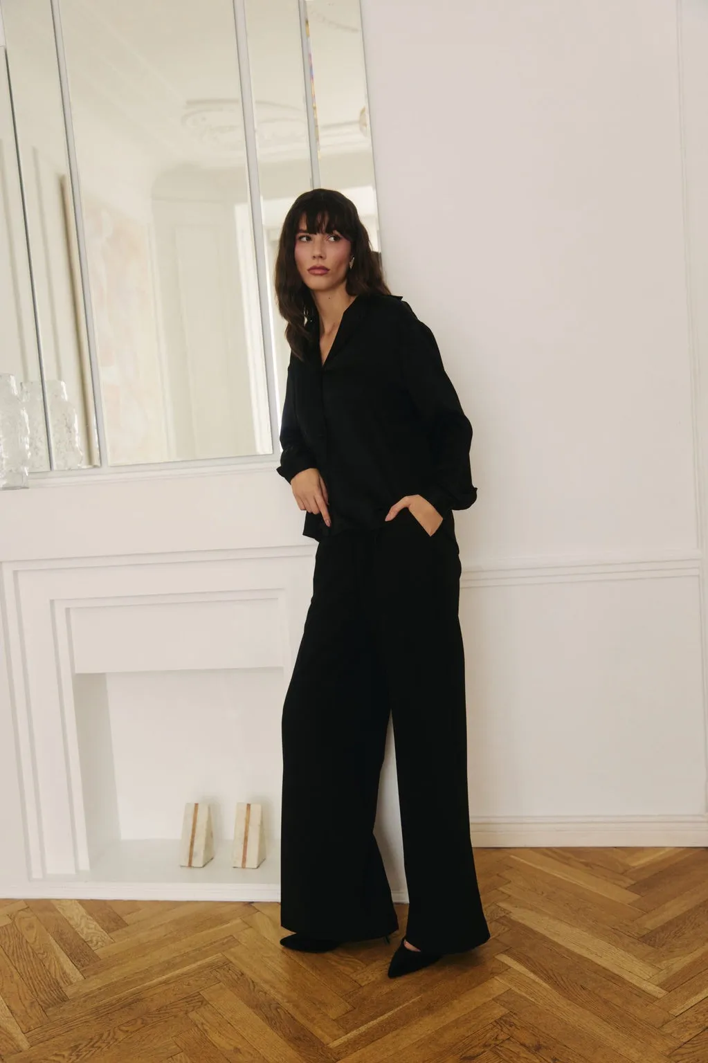 Rita Silk Shirt Black sold by Ivalo.com product image thumbnail 4