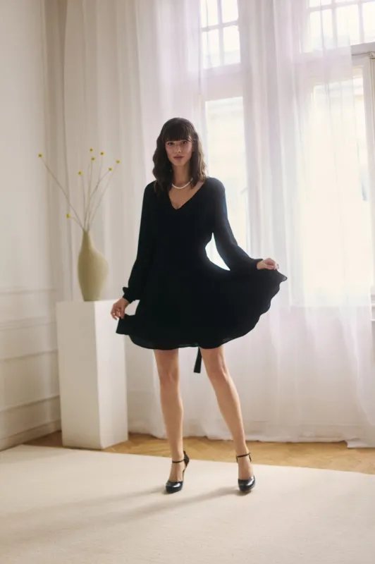 Charlene dress black sold by Ivalo.com