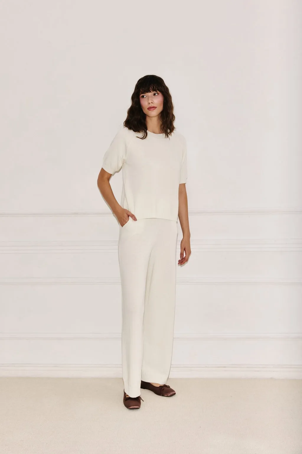 Amelié blouse with short sleeves ecru sold by Ivalo.com product image thumbnail 3