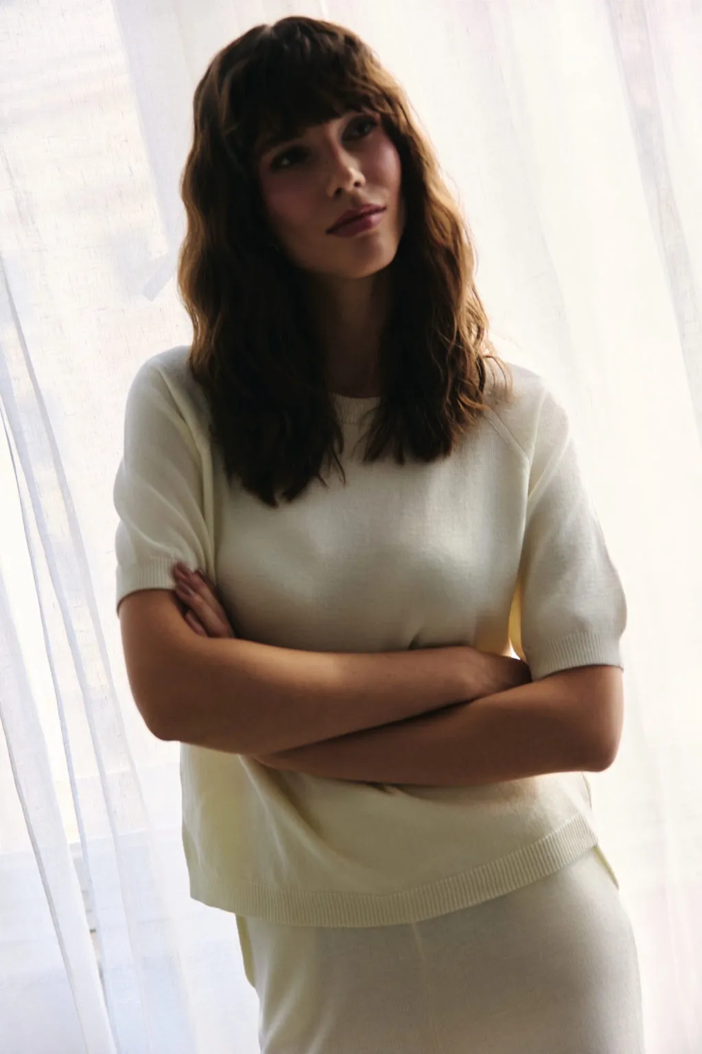 Amelié blouse with short sleeves ecru sold by Ivalo.com product image thumbnail 4