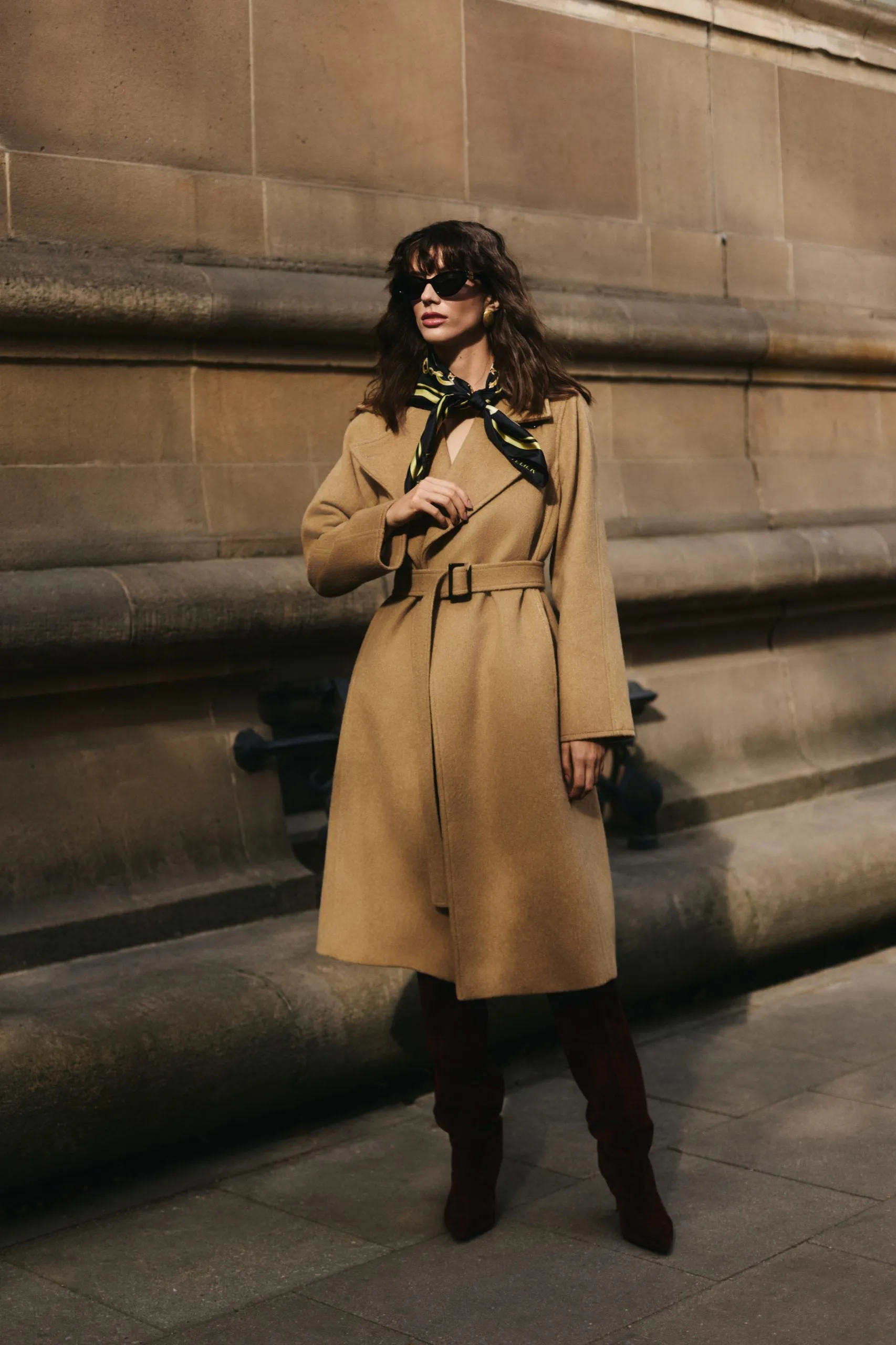 Classic cashmere coat camel sold by Ivalo.com product image thumbnail 5