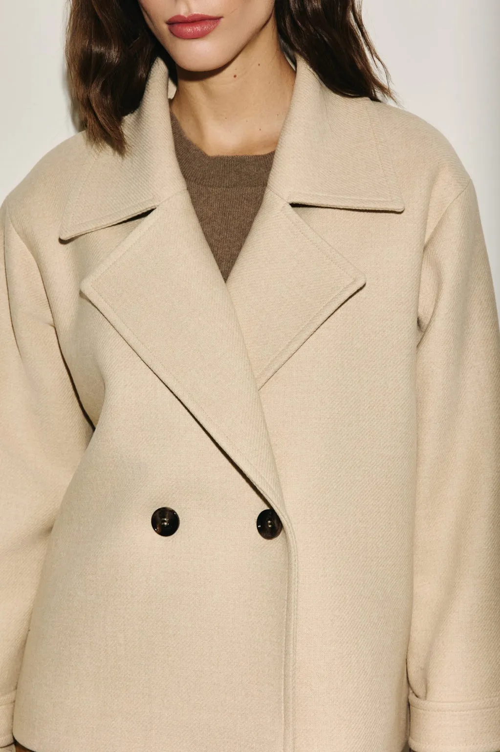 Light wool jacket beige sold by Ivalo.com product image thumbnail 5
