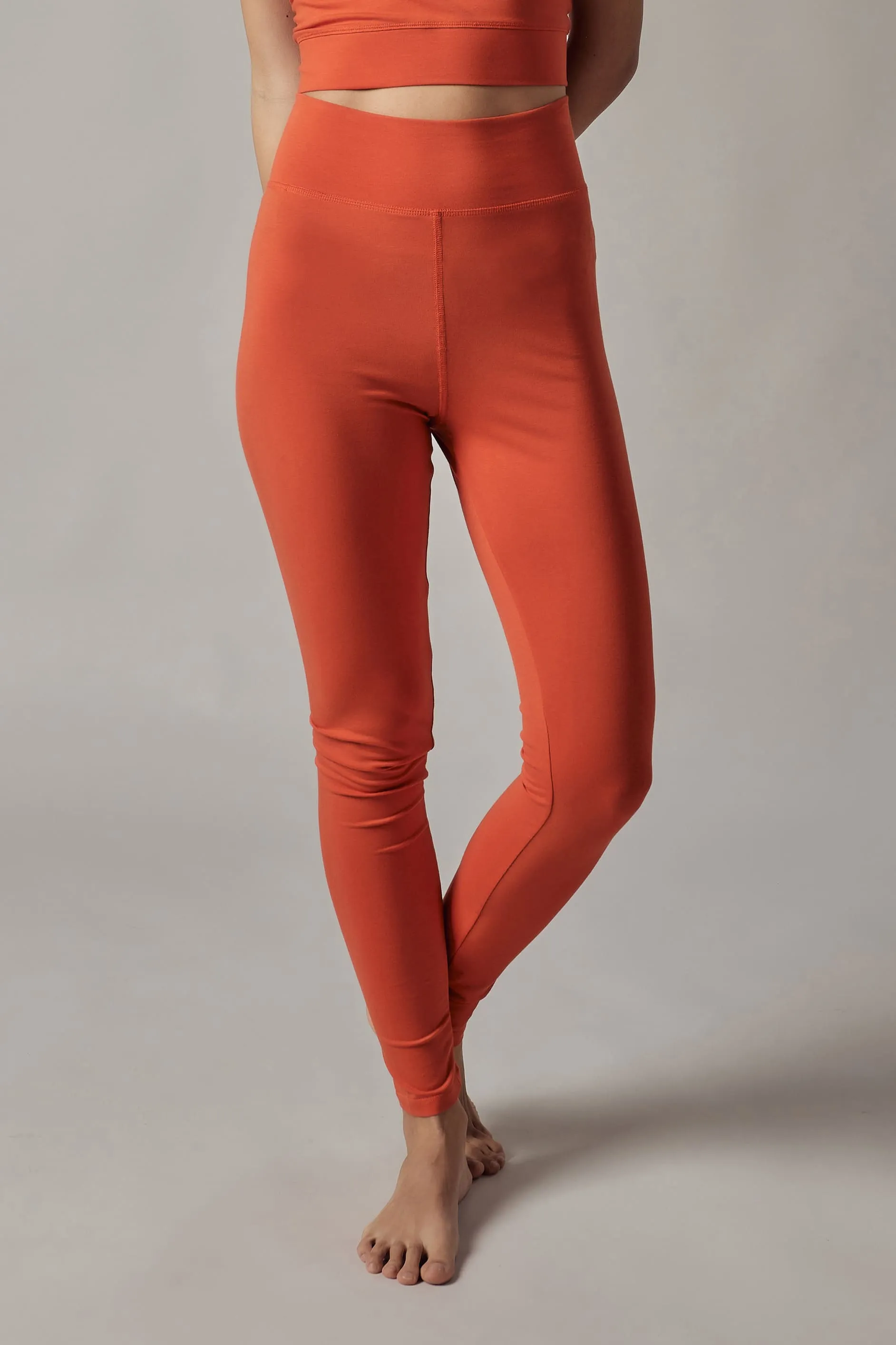 Women's High Waist Organic Cotton Leggings sold by Ivalo.com