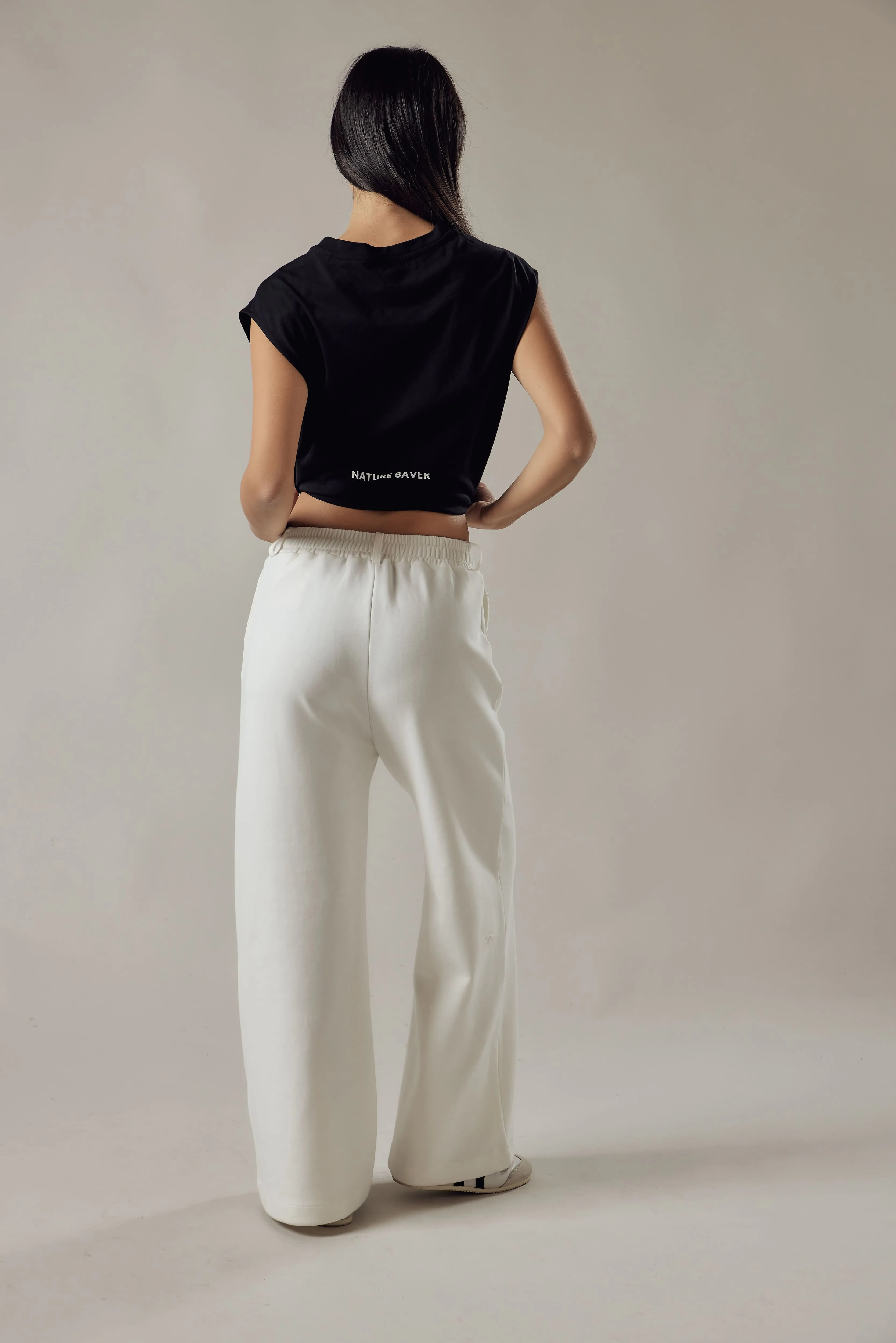 Women's Loose Fit Palazzo Pants Interlock sold by Ivalo.com product image thumbnail 2