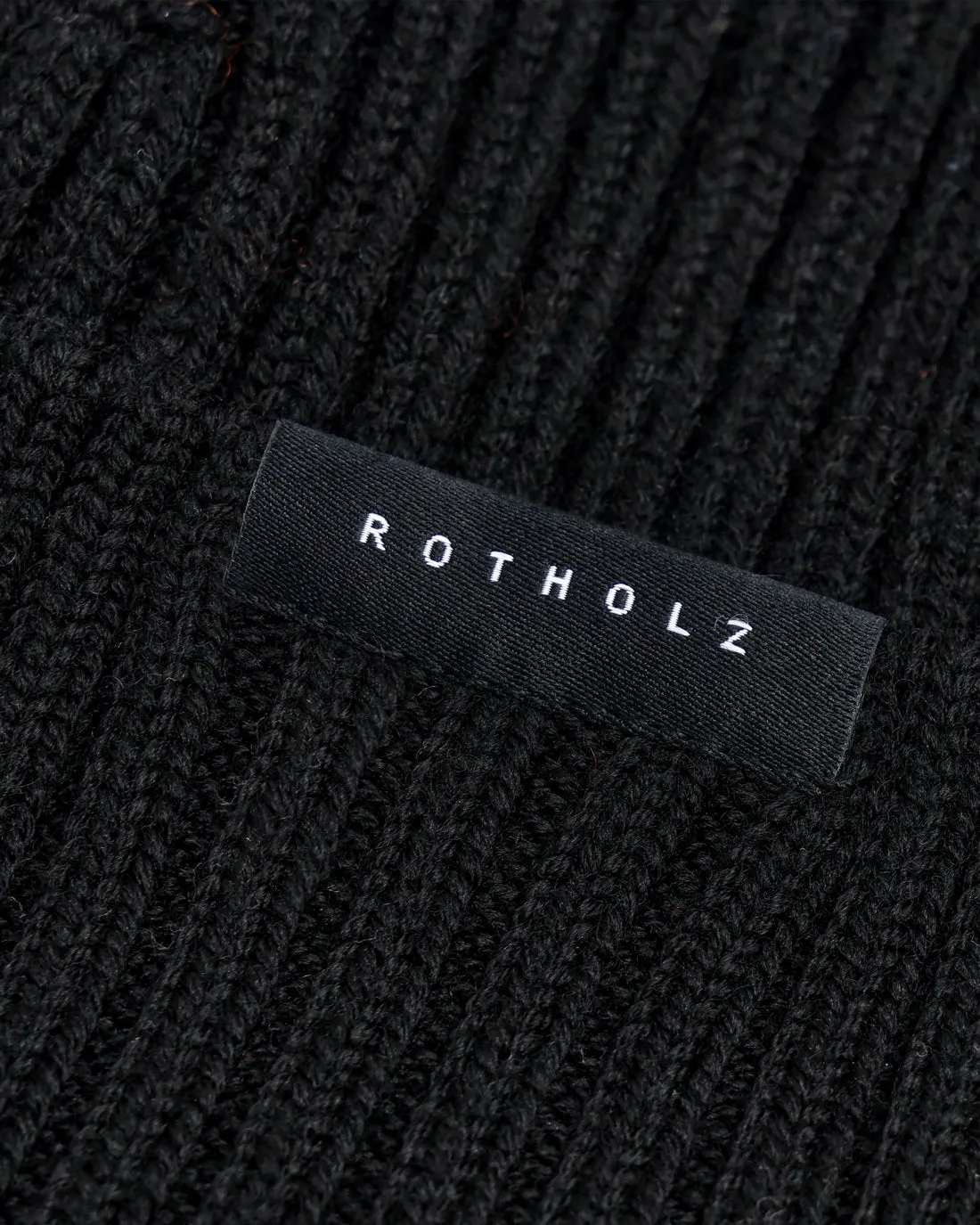 Short Ribbed Beanie Soft Black sold by Ivalo.com product image thumbnail 2