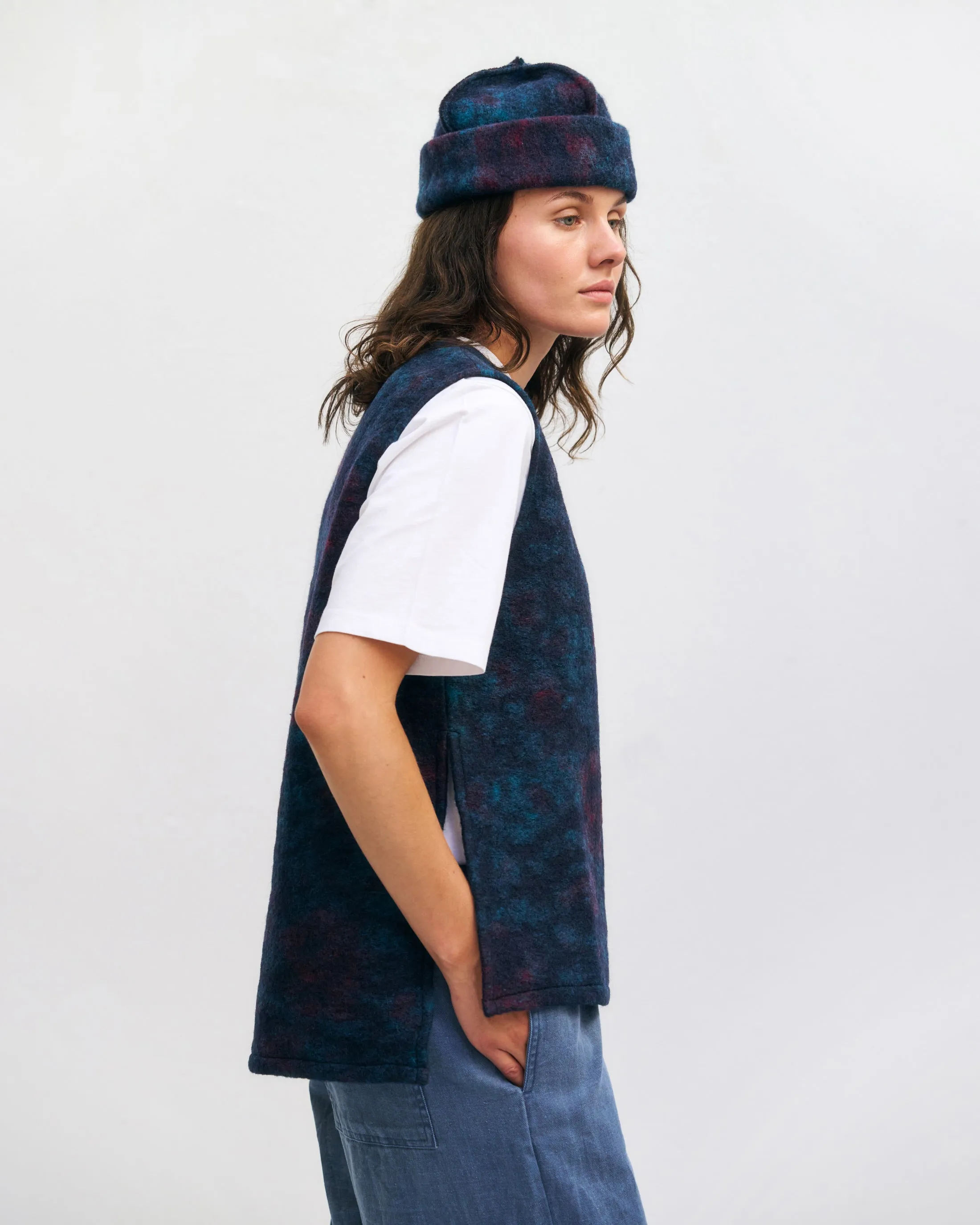 Oversized Vest Dark Aquarell sold by Ivalo.com product image thumbnail 3