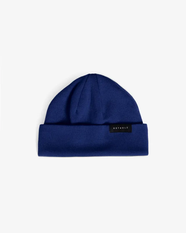 Short Fine Beanie Royal Blue sold by Ivalo.com
