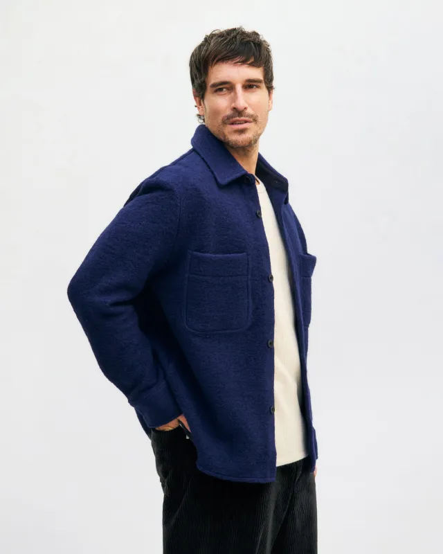 Relaxed Overshirt Royal Blue sold by Ivalo.com