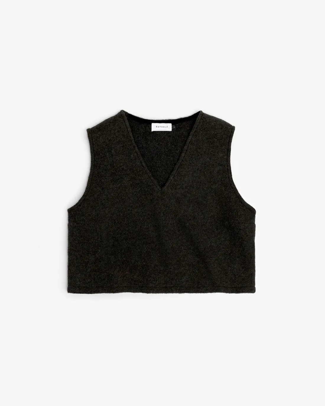 Cropped Vest Soft Black sold by Ivalo.com product image thumbnail 3