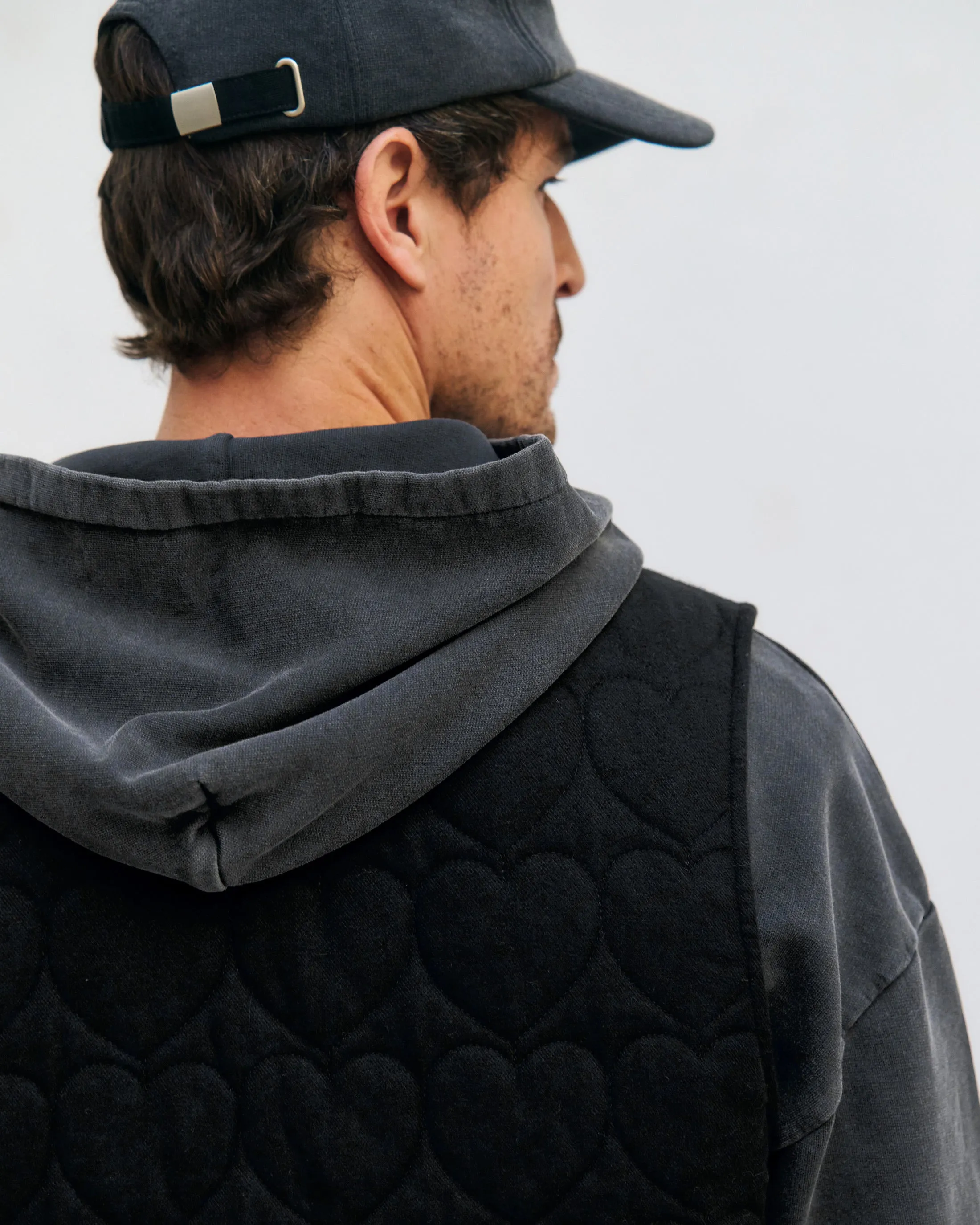 Flannel Quilted Vest Black Hearts sold by Ivalo.com product image thumbnail 3