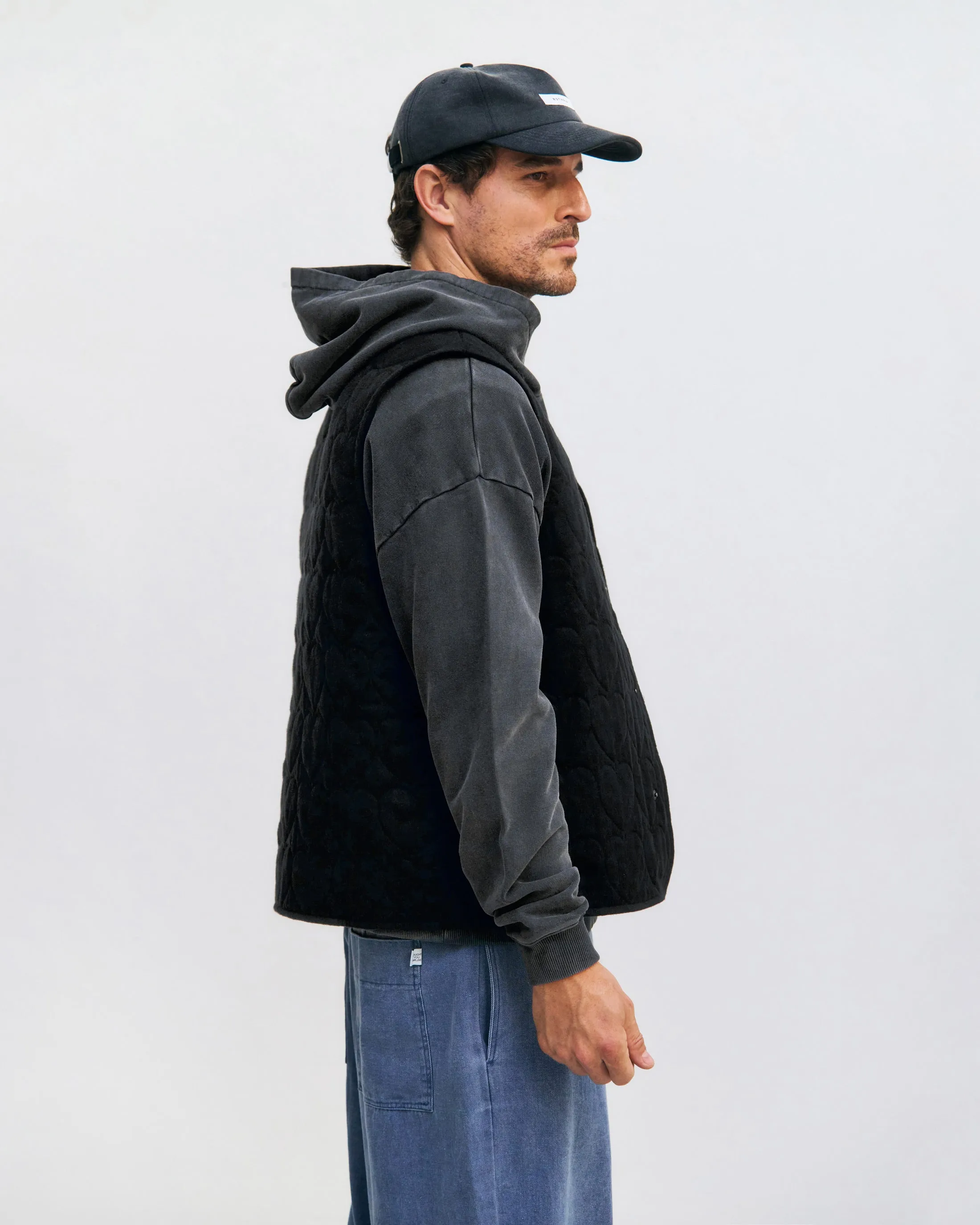 Flannel Quilted Vest Black Hearts sold by Ivalo.com product image thumbnail 4