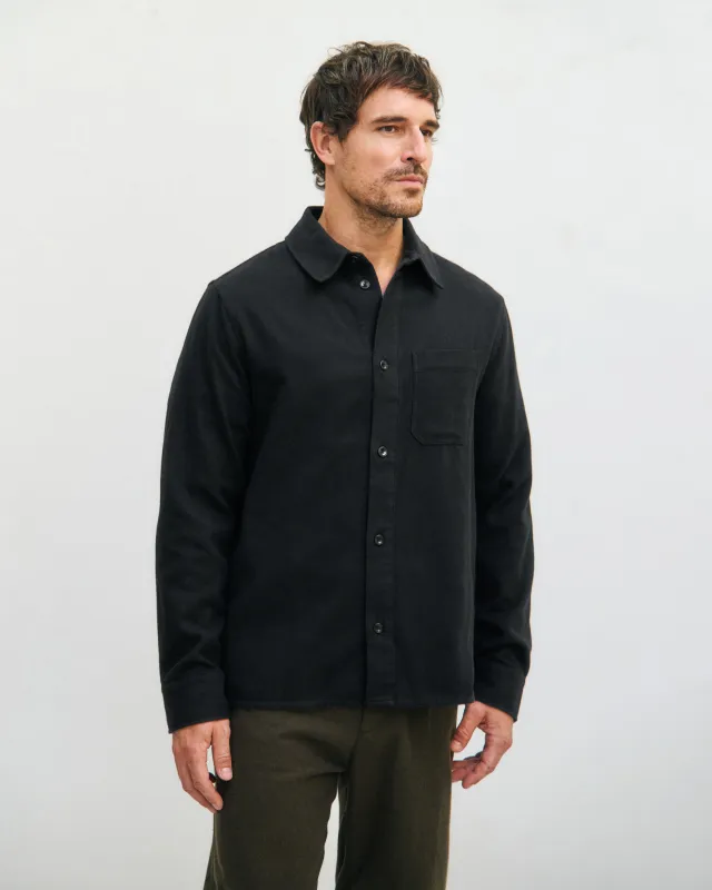 Flannel Casual Shirt True Black sold by Ivalo.com