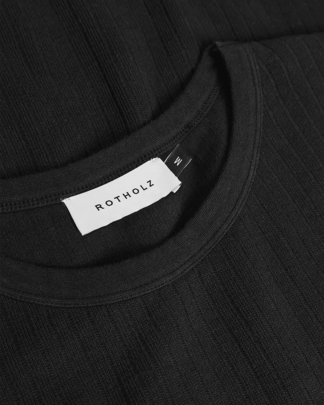 Heavy Ribbed T-Shirt True Black sold by Ivalo.com product image thumbnail 5