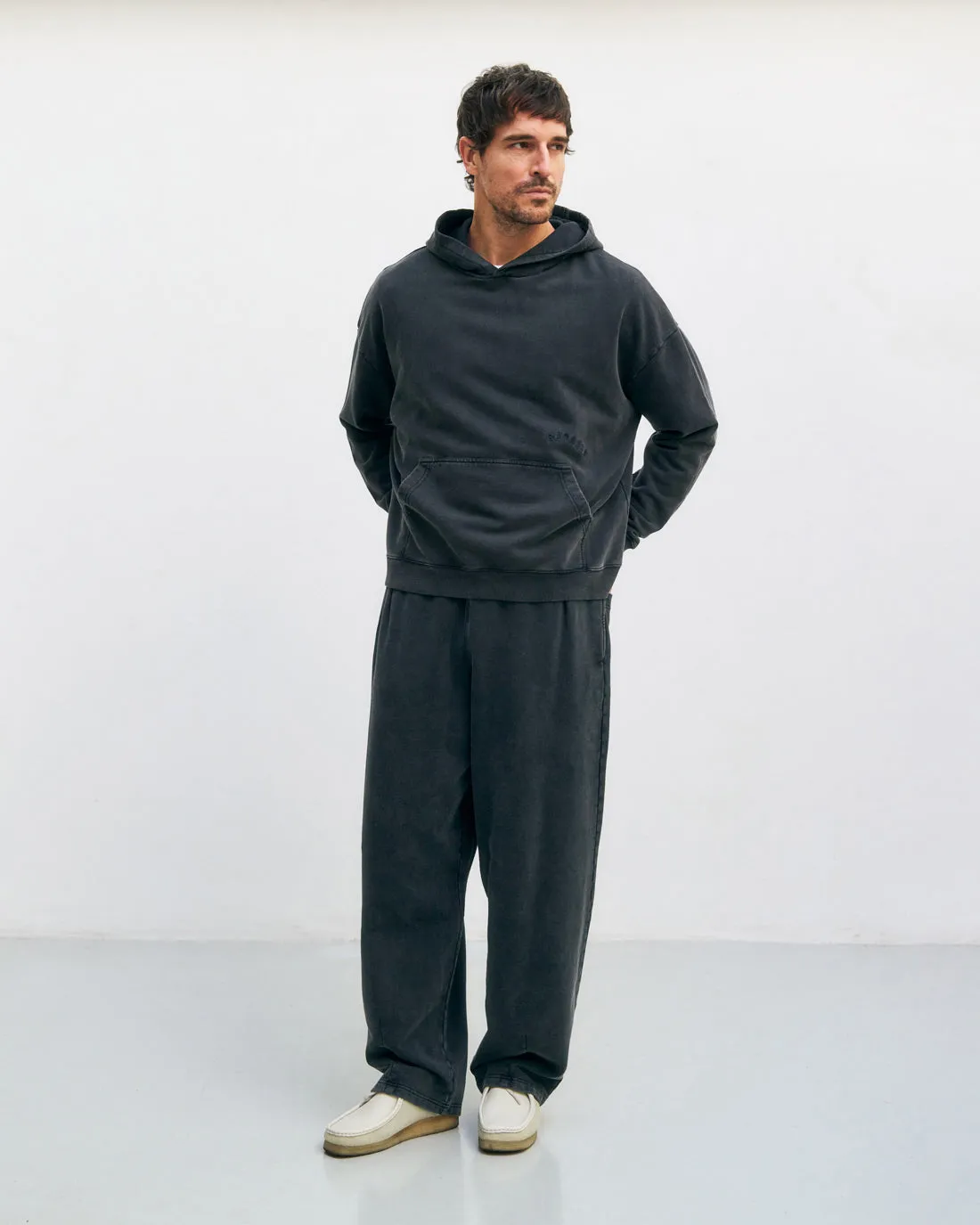 Logo Hoodie Washed Black sold by Ivalo.com product image thumbnail 3