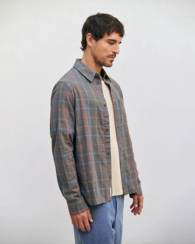 Casual Shirt Organic Cotton Grey Checked sold by Ivalo.com