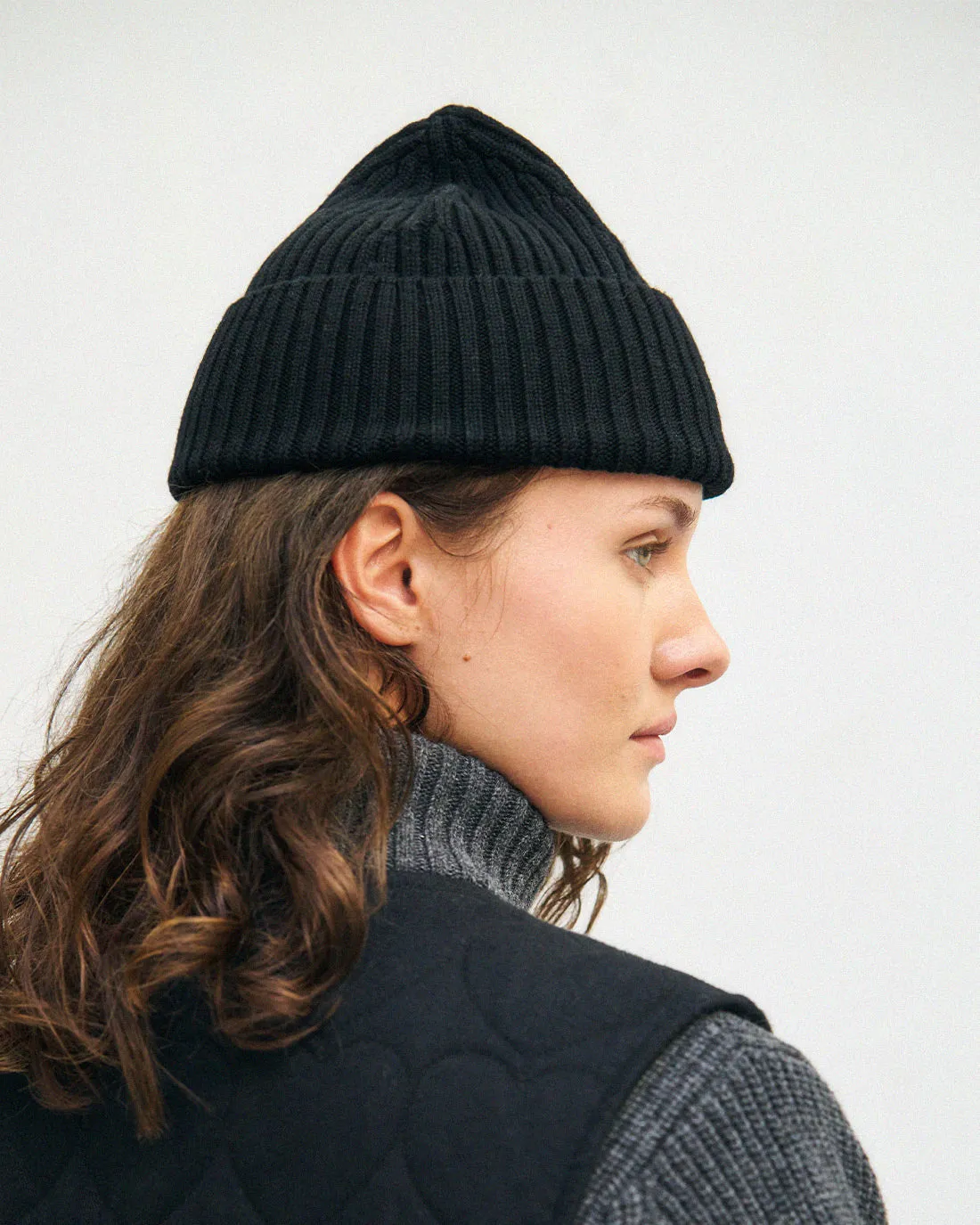 Classic Ribbed Beanie Soft Black sold by Ivalo.com product image thumbnail 3