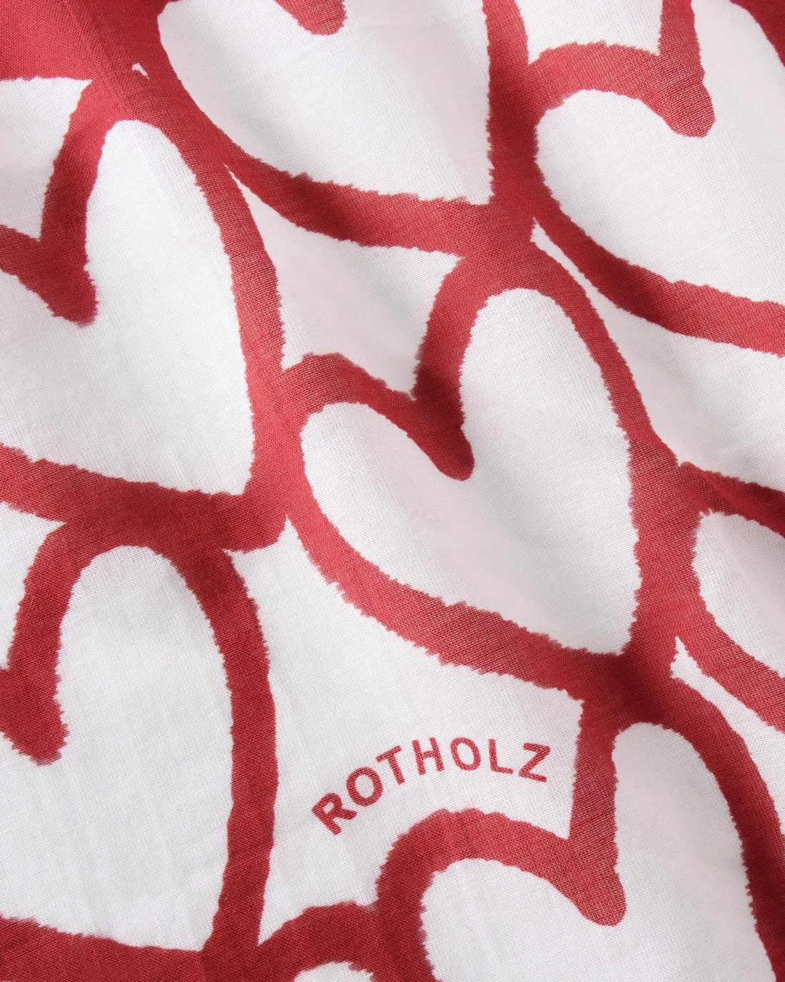 Bandana Organic Cotton Red Hearts sold by Ivalo.com product image thumbnail 3