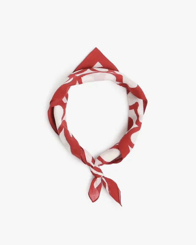 Bandana Organic Cotton Red Hearts sold by Ivalo.com