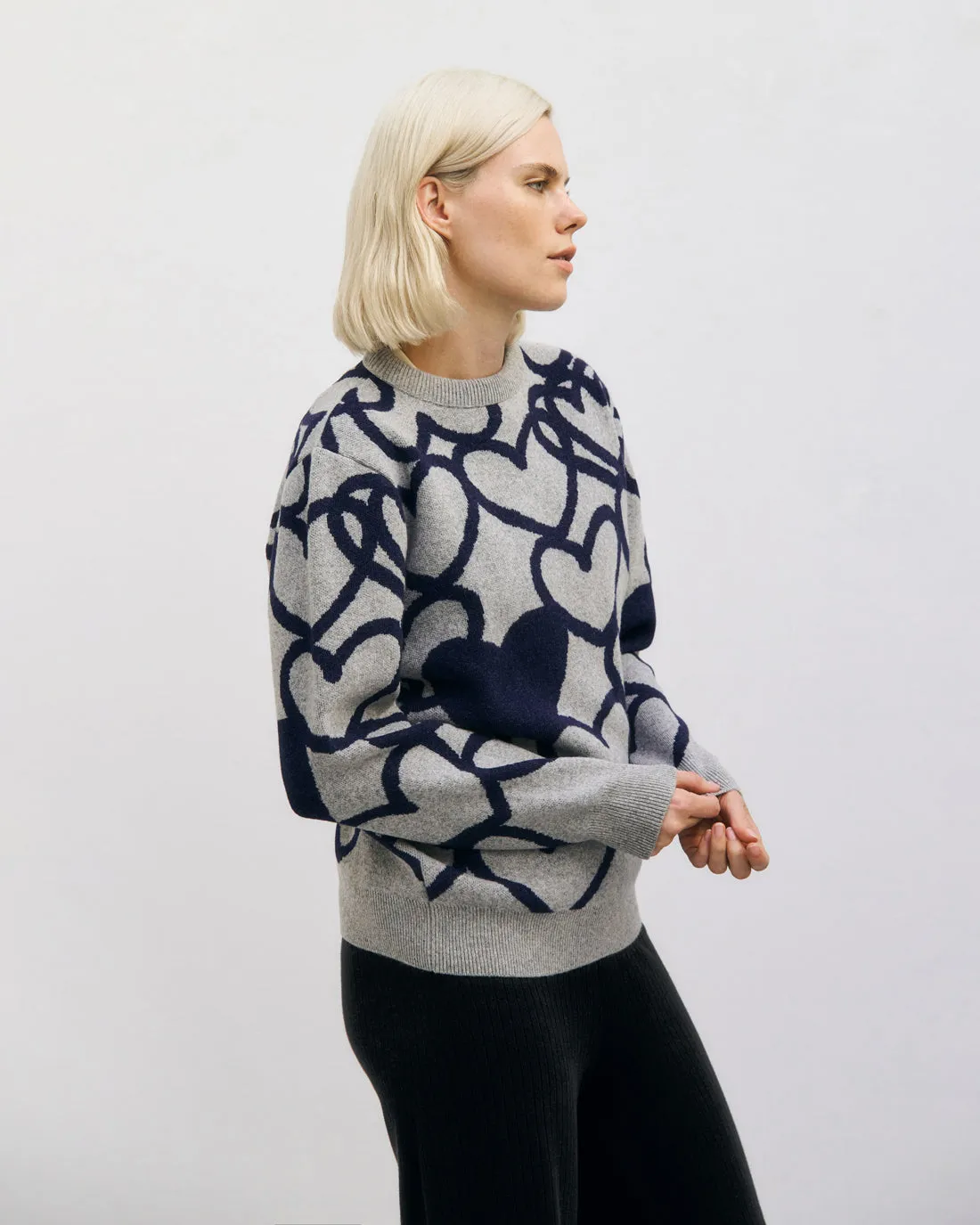 Affection Knit Sweatshirt Warm Anthracite sold by Ivalo.com product image thumbnail 5