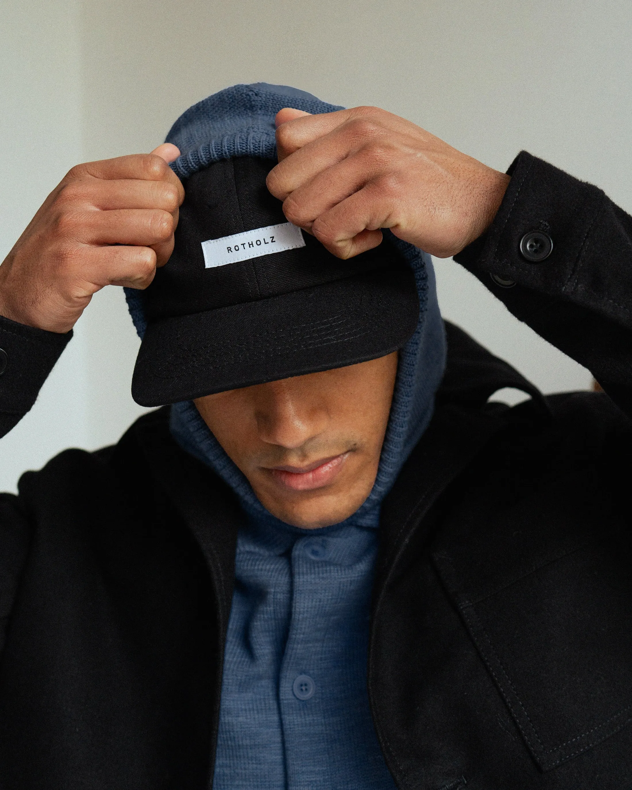 Balaclava Merino Wool Speckled Blue sold by Ivalo.com product image thumbnail 2