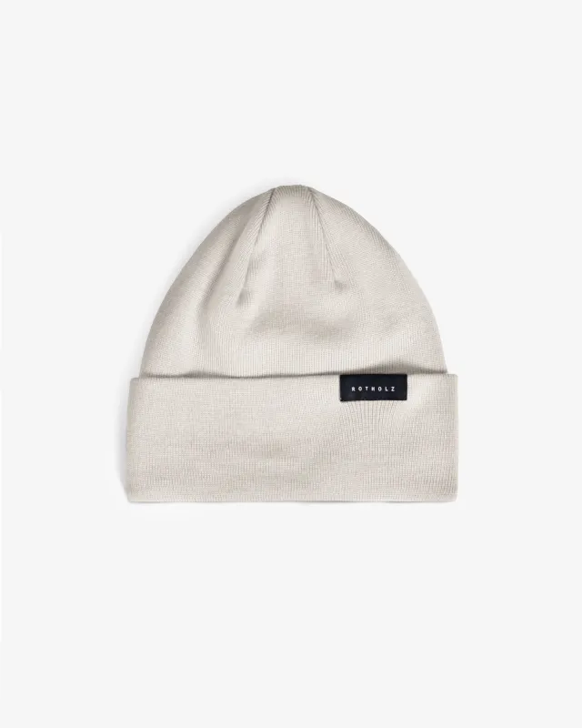 Classic Fine Beanie Shell White sold by Ivalo.com