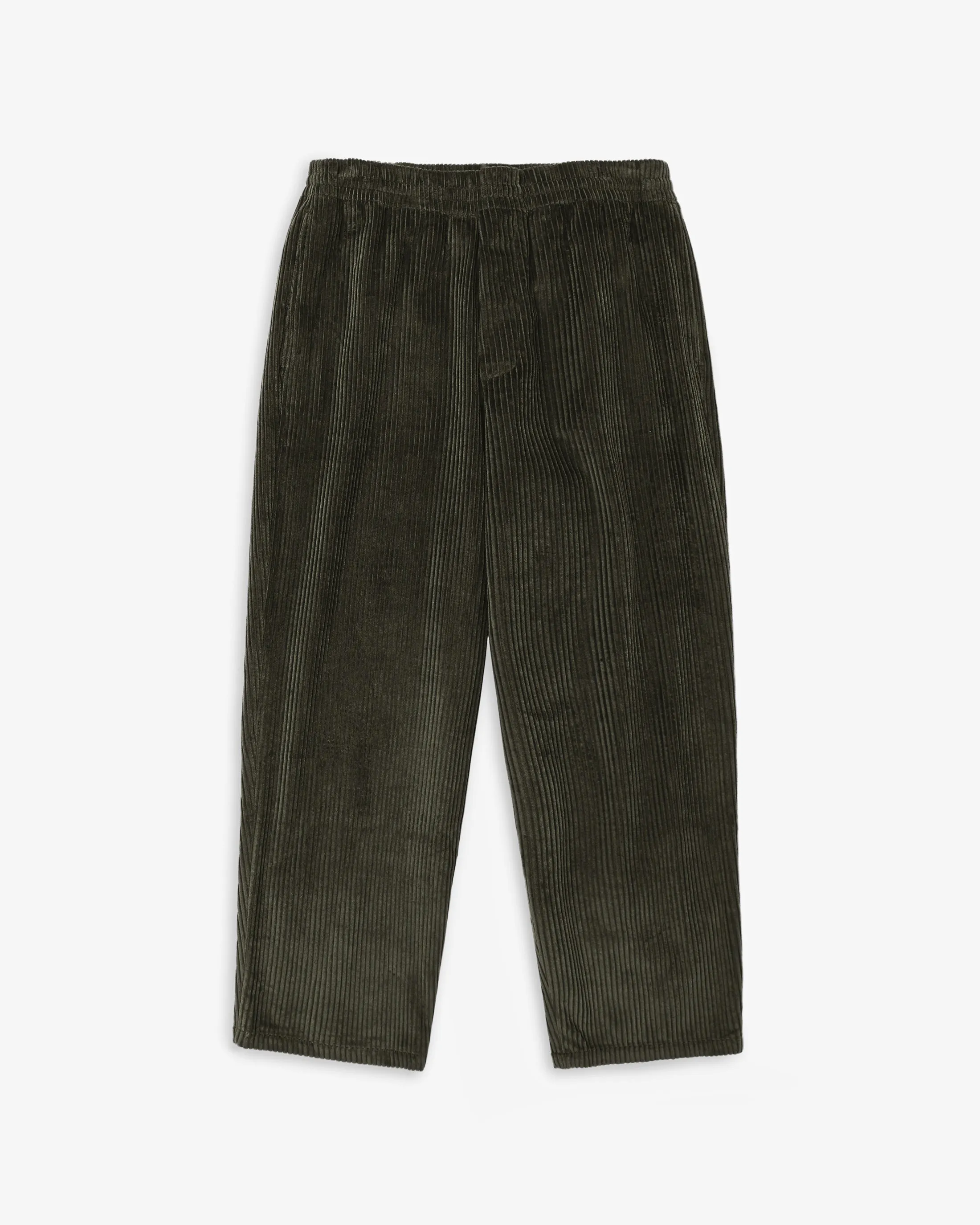 Corduroy Wide Pants Dark Green sold by Ivalo.com
