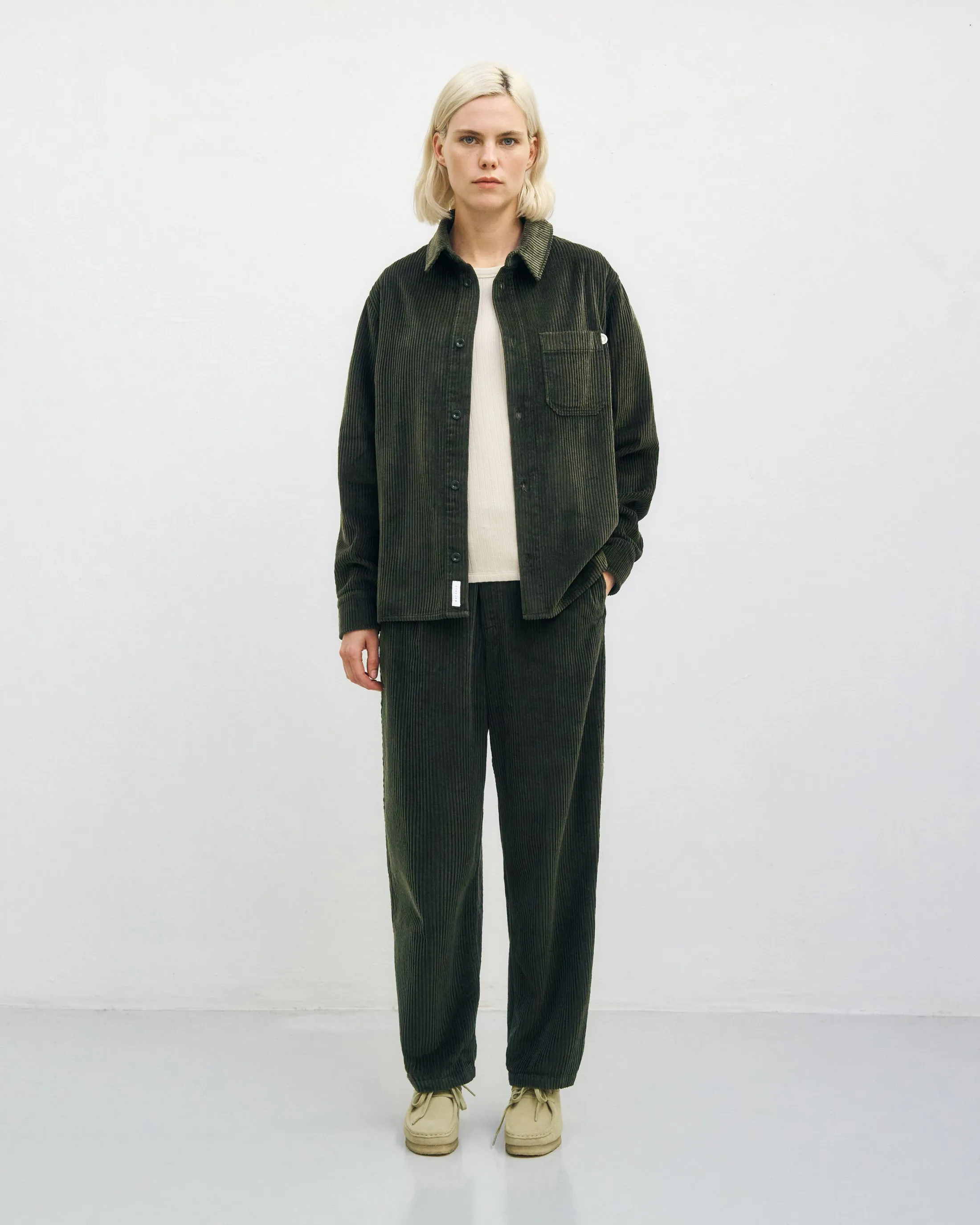 Cord Casual Shirt Dark Green sold by Ivalo.com product image thumbnail 2