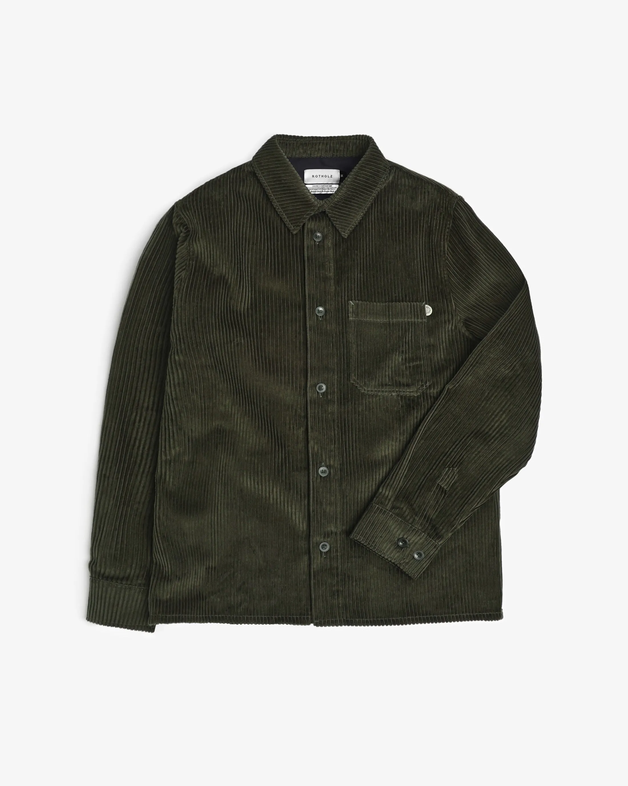 Cord Casual Shirt Dark Green sold by Ivalo.com product image thumbnail 3