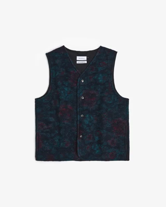 Button-Down Vest Dark Watercolor sold by Ivalo.com