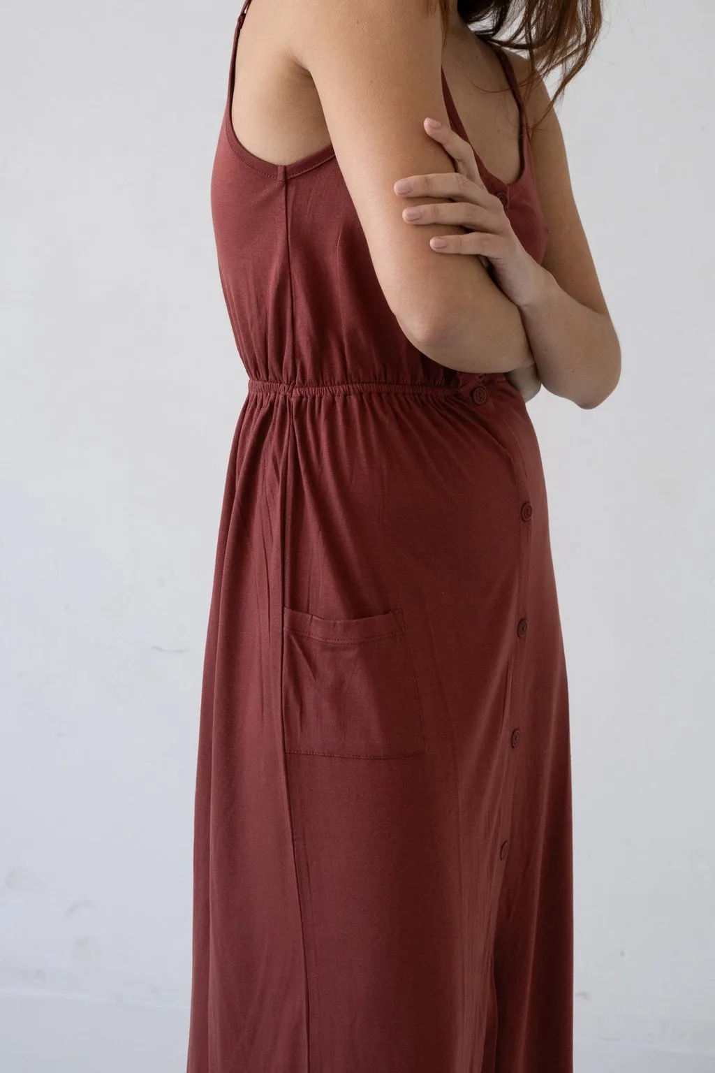 Hiara TENCEL™ Midi Dress in Red sold by Ivalo.com product image thumbnail 2