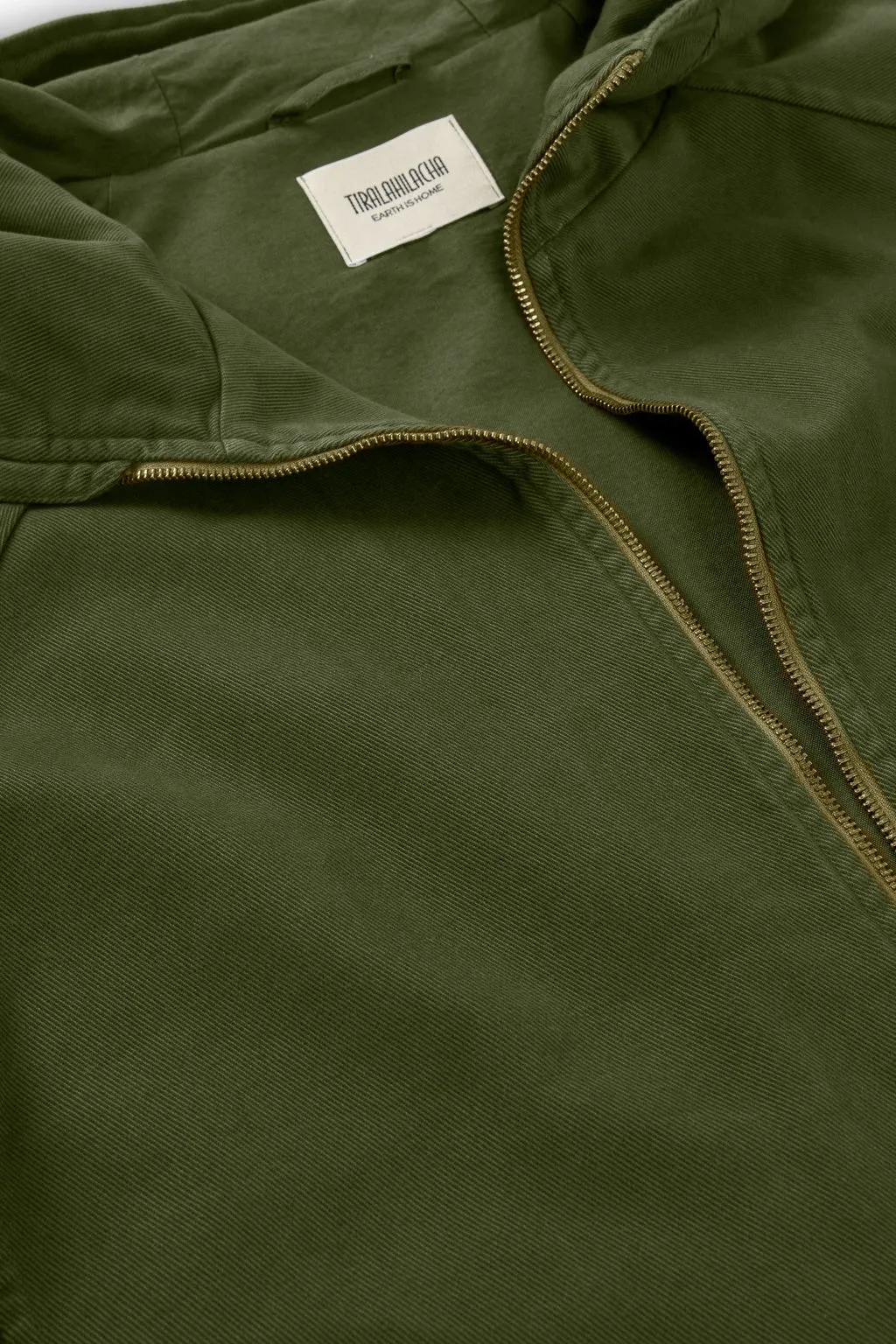 Tensel Jacket Organic Cotton in Olive Green sold by Ivalo.com product image thumbnail 4