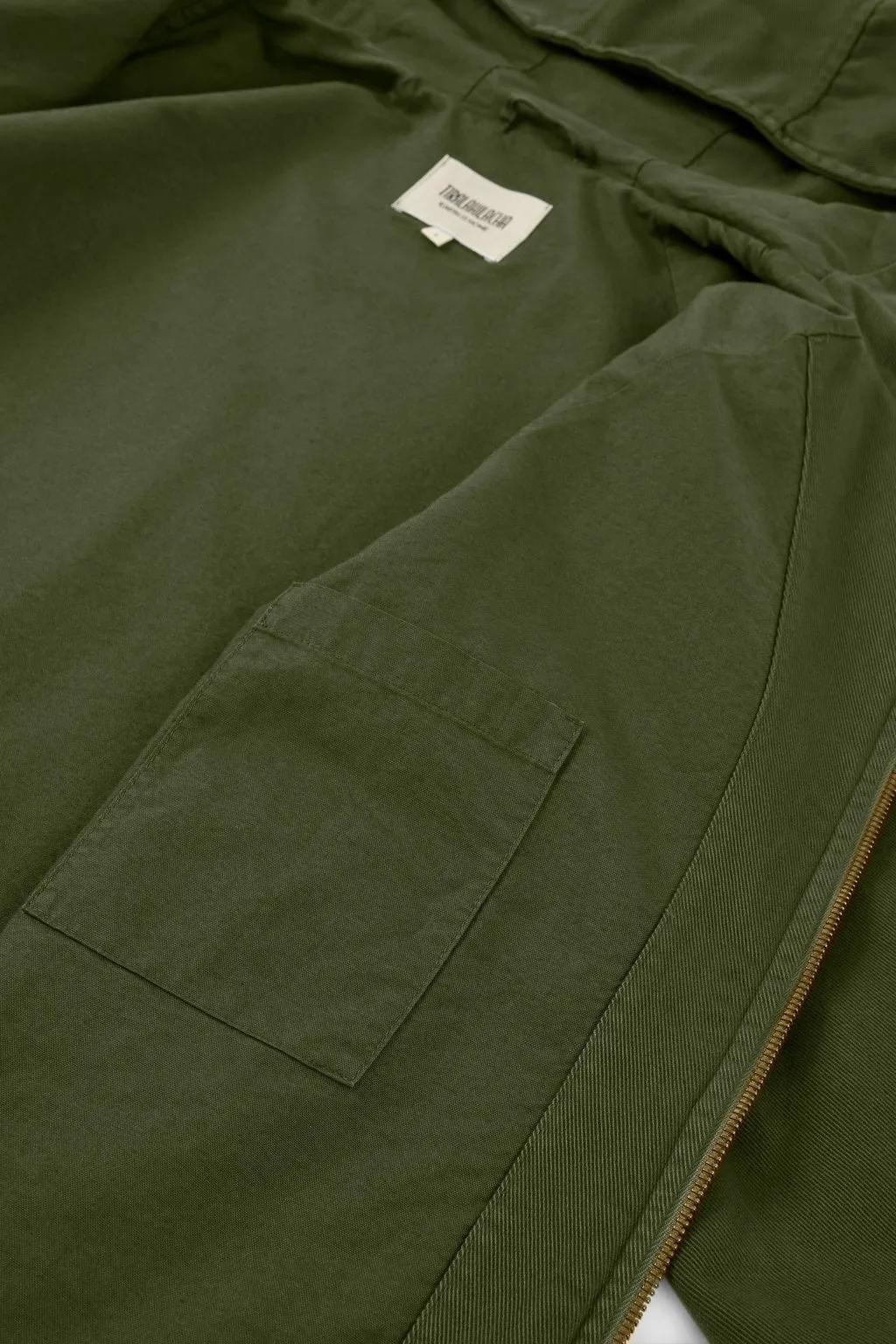 Tensel Jacket Organic Cotton in Olive Green sold by Ivalo.com product image thumbnail 5