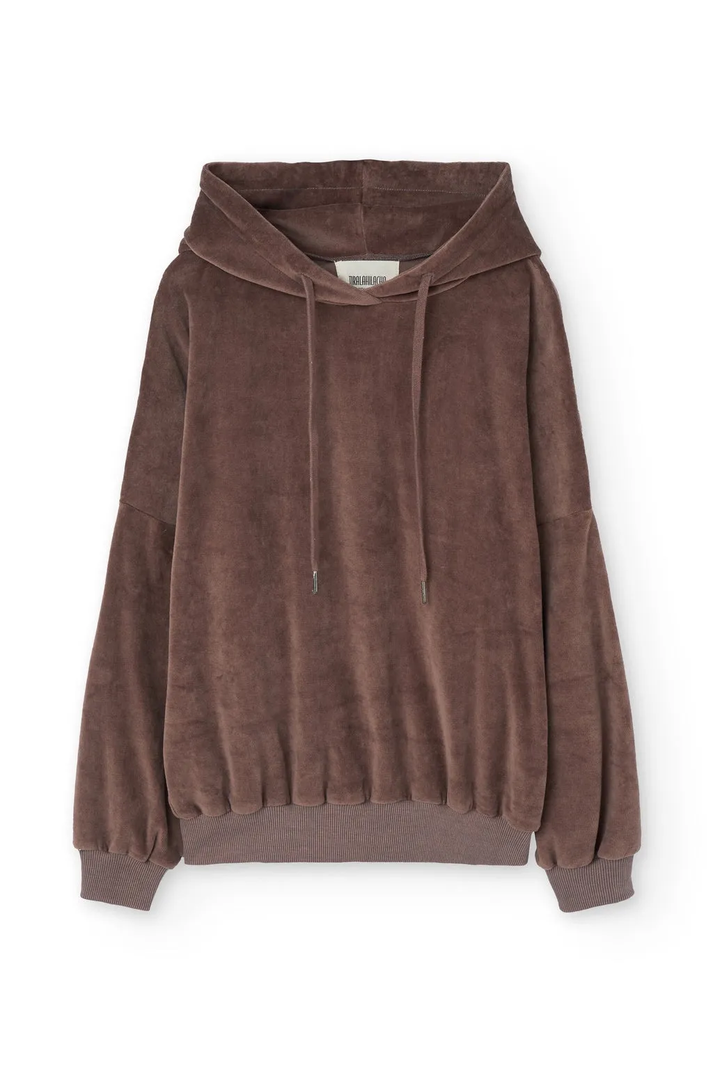Organic Velvet Hoodie in Mauve sold by Ivalo.com product image thumbnail 4