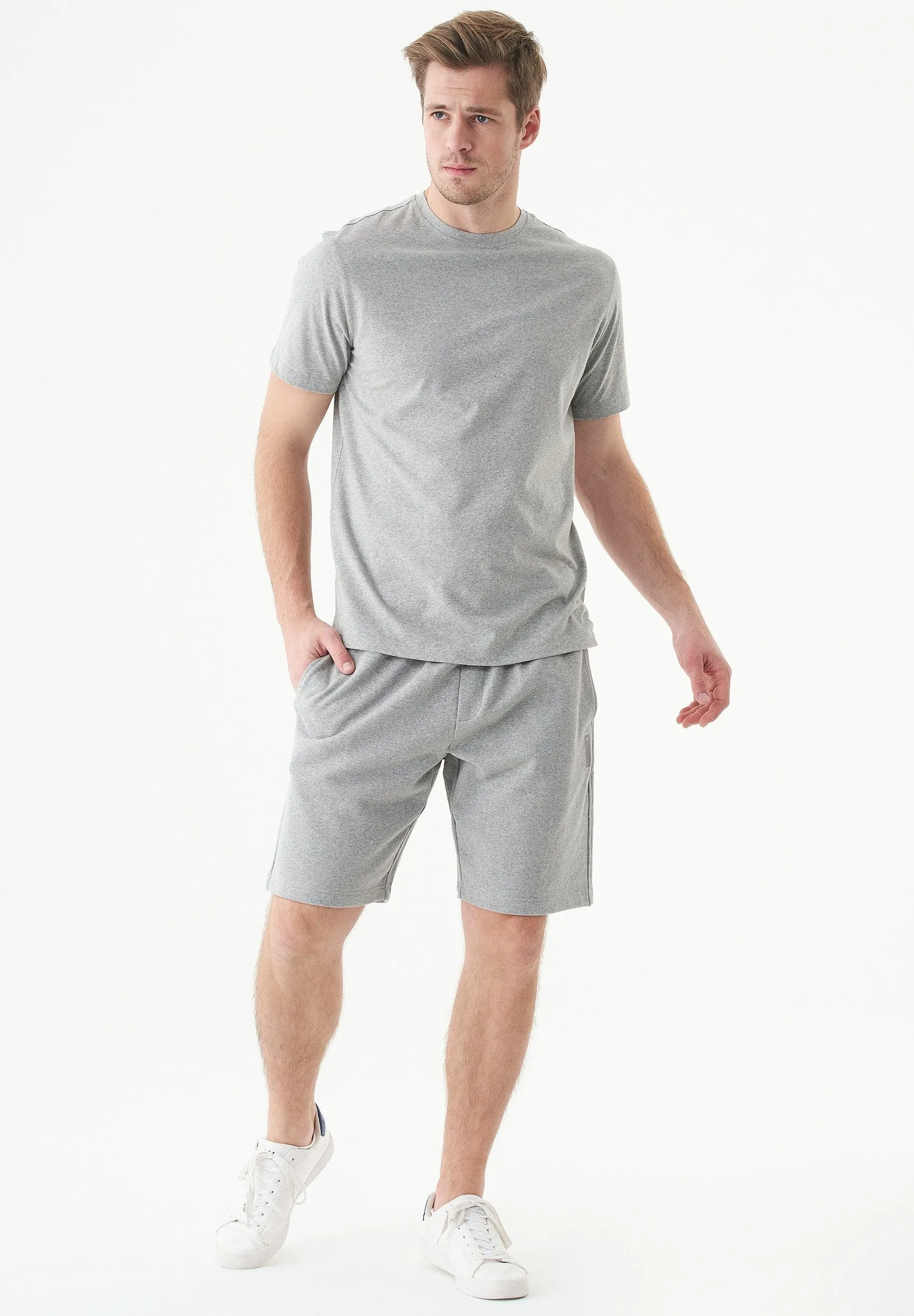 Shadi Soft Touch Organic Cotton Sweatshorts Grey Melange sold by Ivalo.com product image thumbnail 4