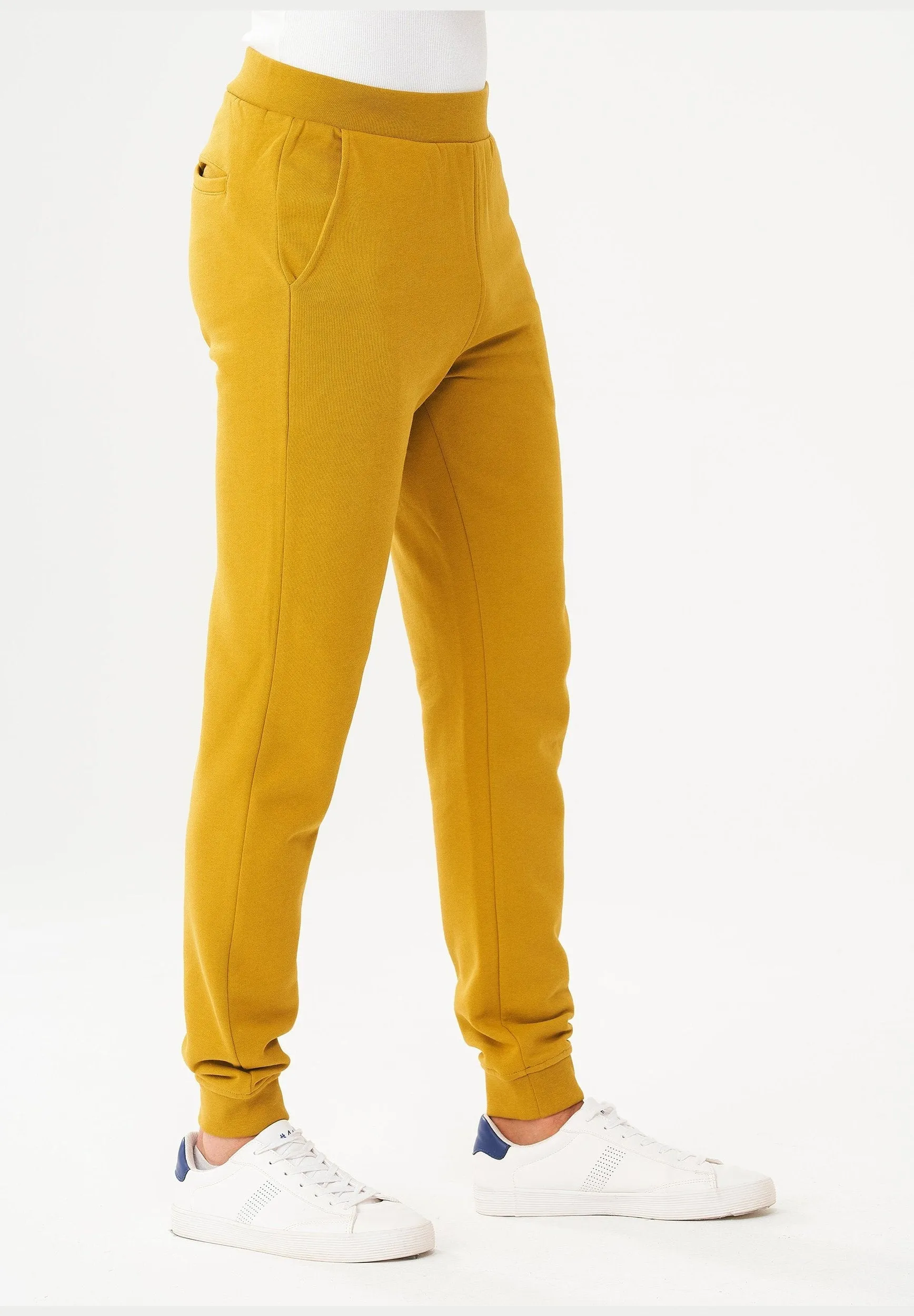 Men's Organic Cotton Fleece Sweatpants Tobacco sold by Ivalo.com product image thumbnail 3