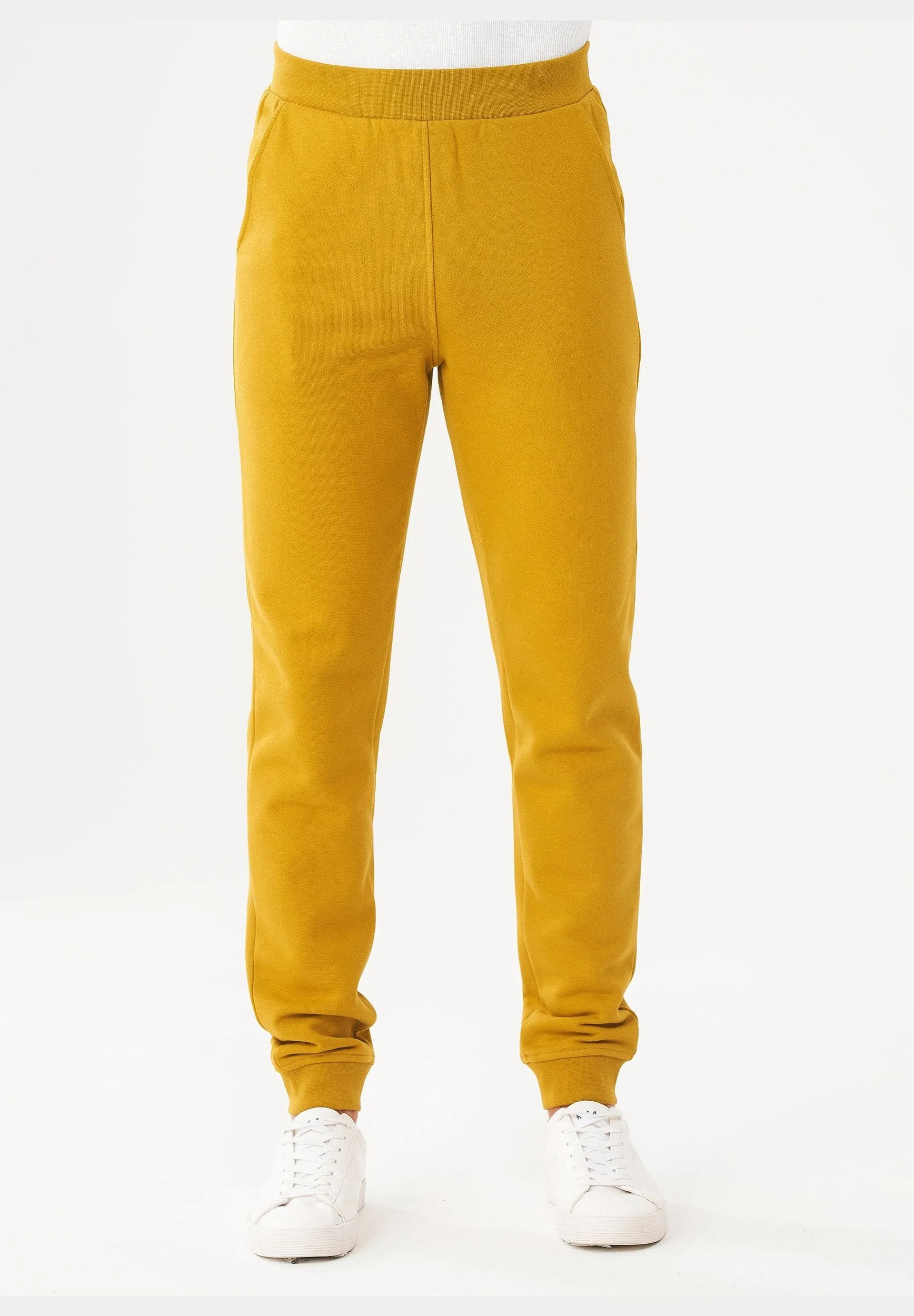 Men's Organic Cotton Fleece Sweatpants Tobacco sold by Ivalo.com