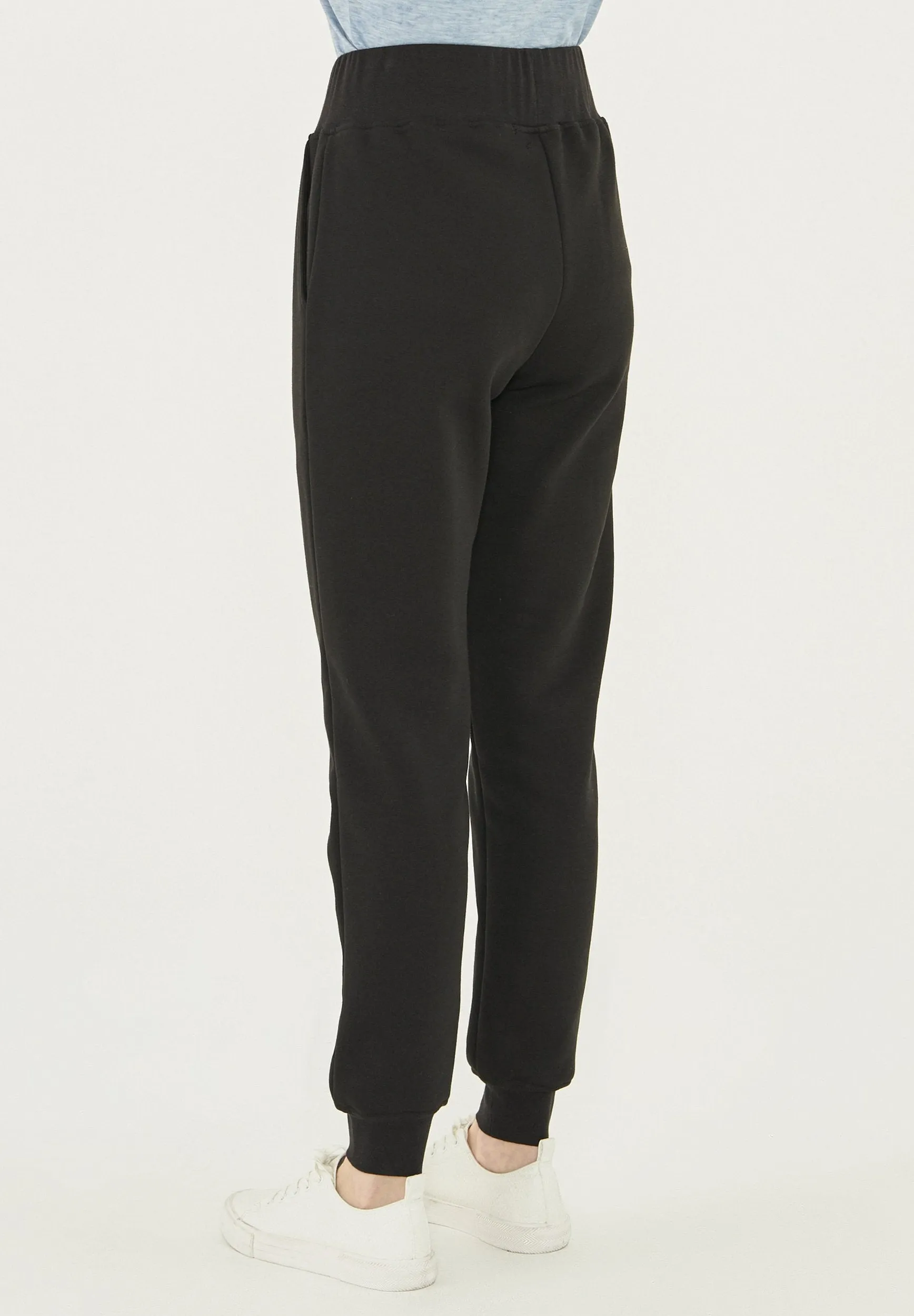 High Waisted Organic Cotton Sweatpants Black sold by Ivalo.com product image thumbnail 4