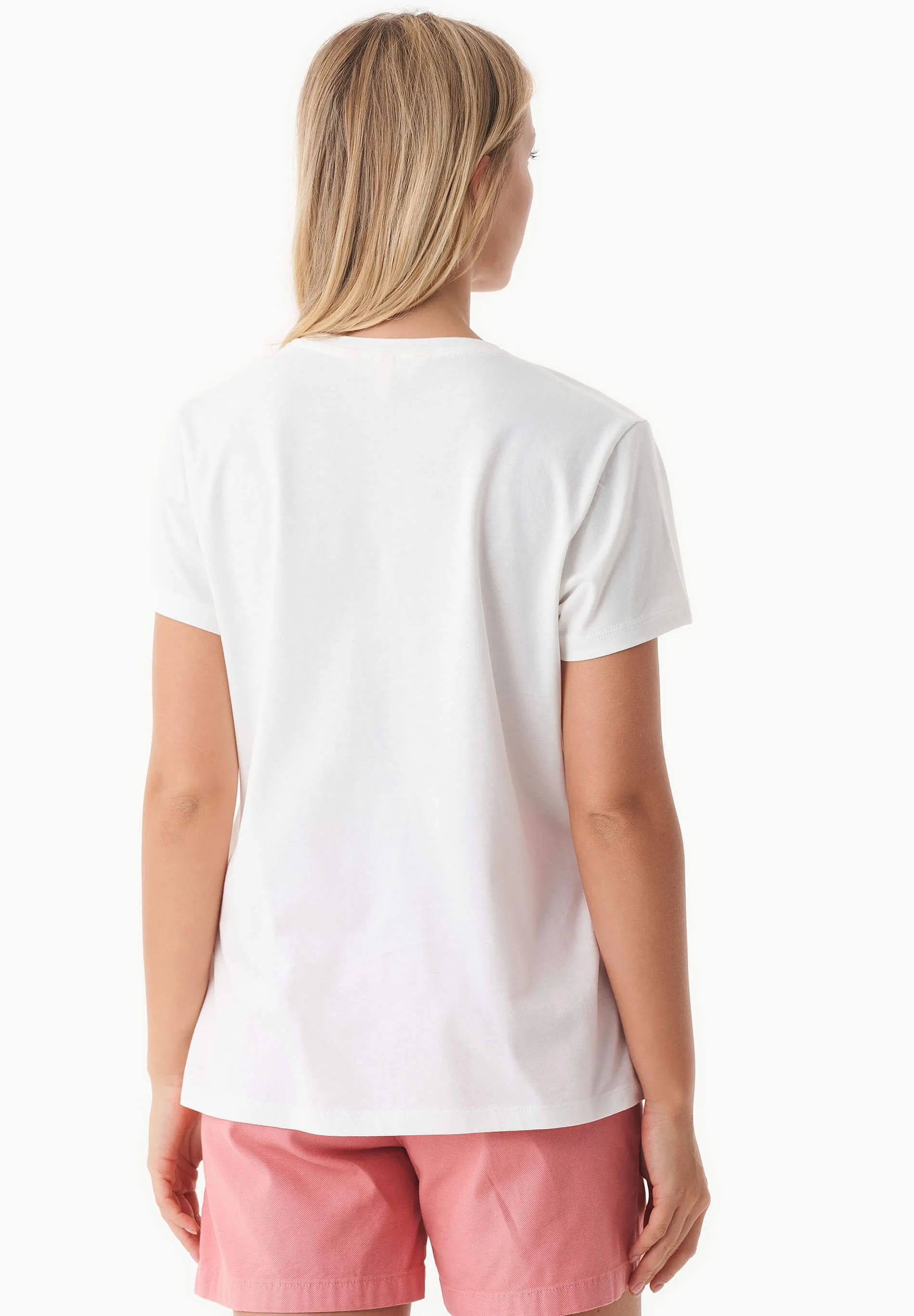 Flower Bike Print Organic Cotton T-Shirt Off White sold by Ivalo.com product image thumbnail 2