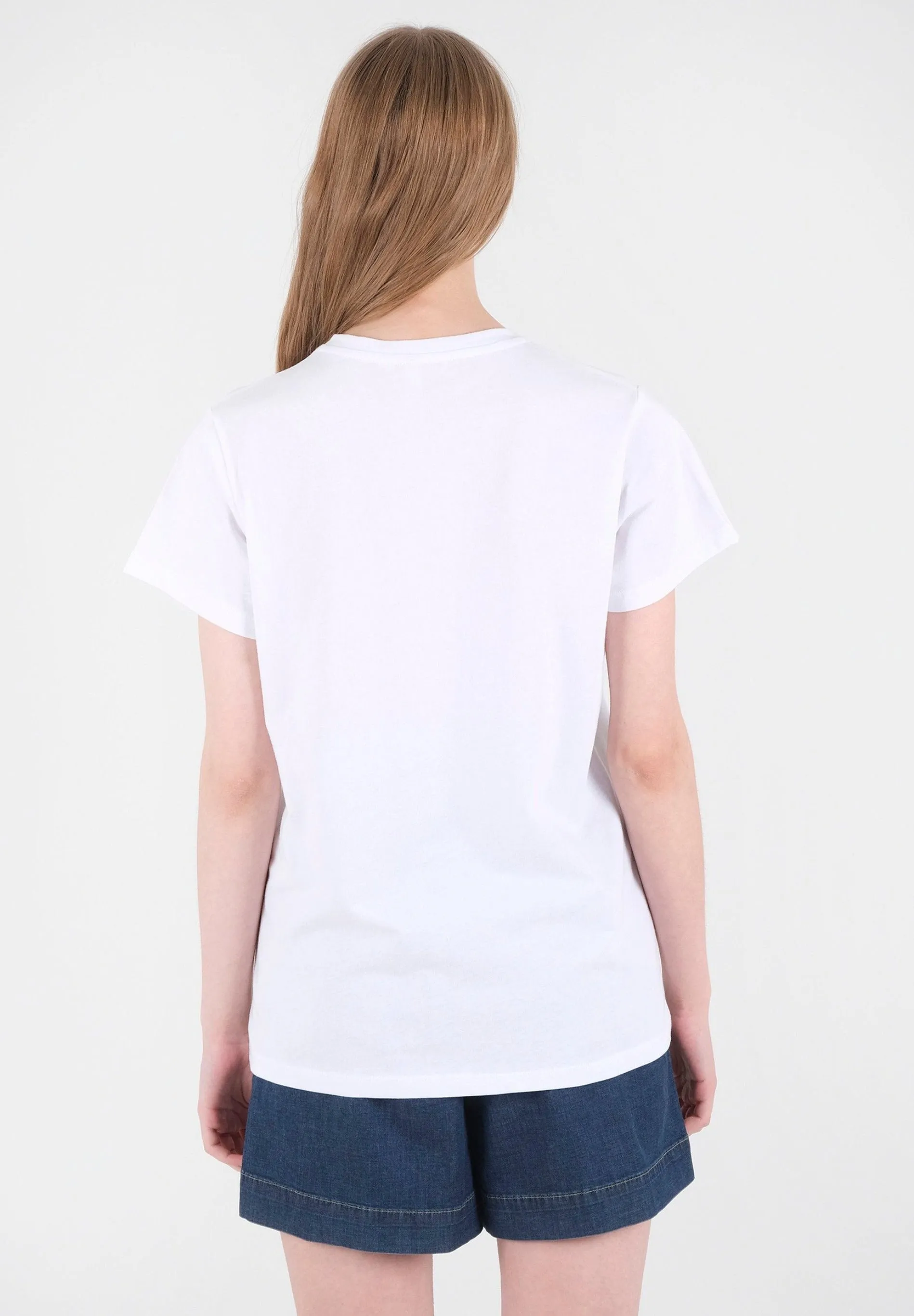 Abstract Print Organic Cotton T-Shirt White sold by Ivalo.com product image thumbnail 2