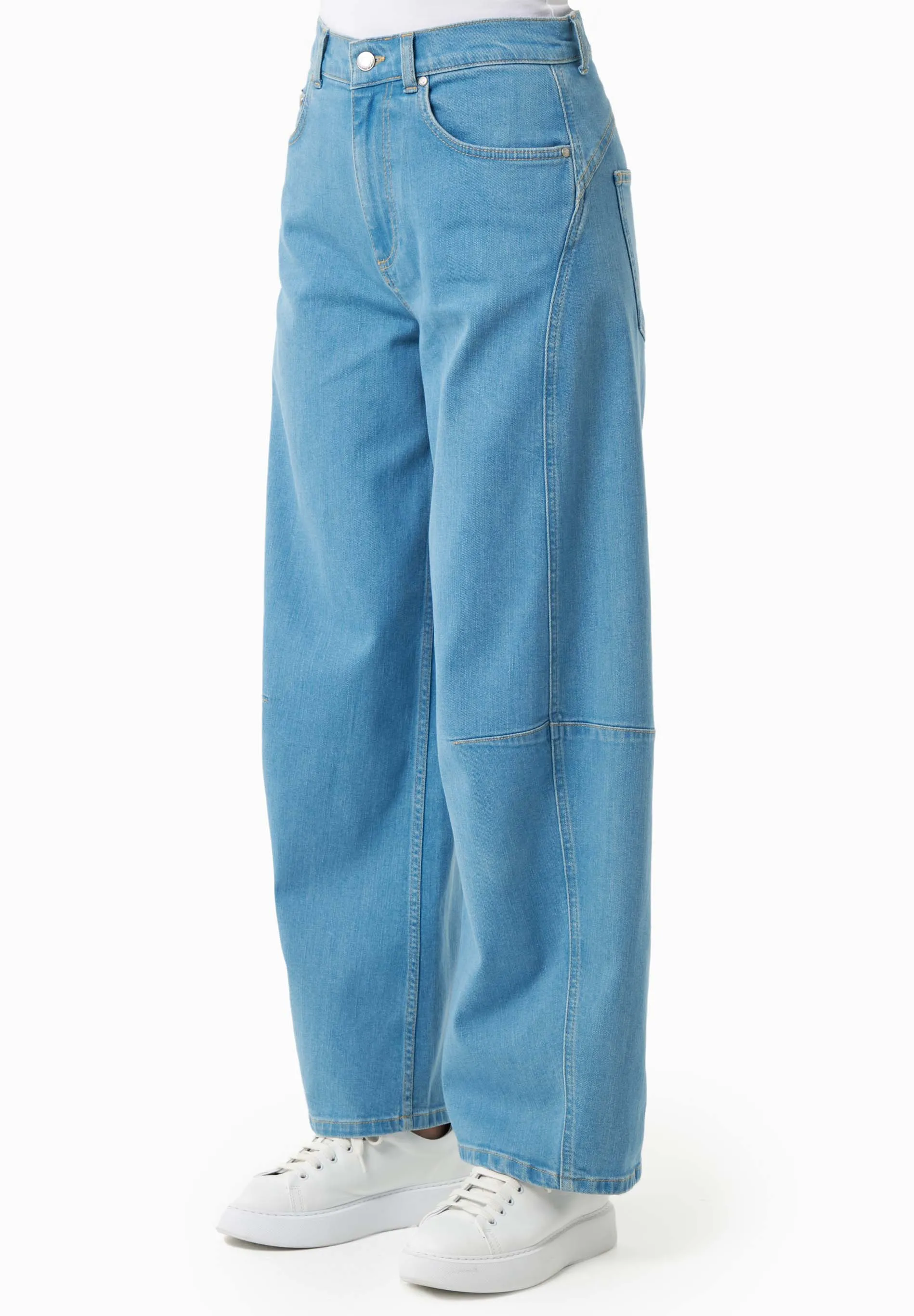 Women's Wide-Leg Jeans Light Blue sold by Ivalo.com product image thumbnail 3