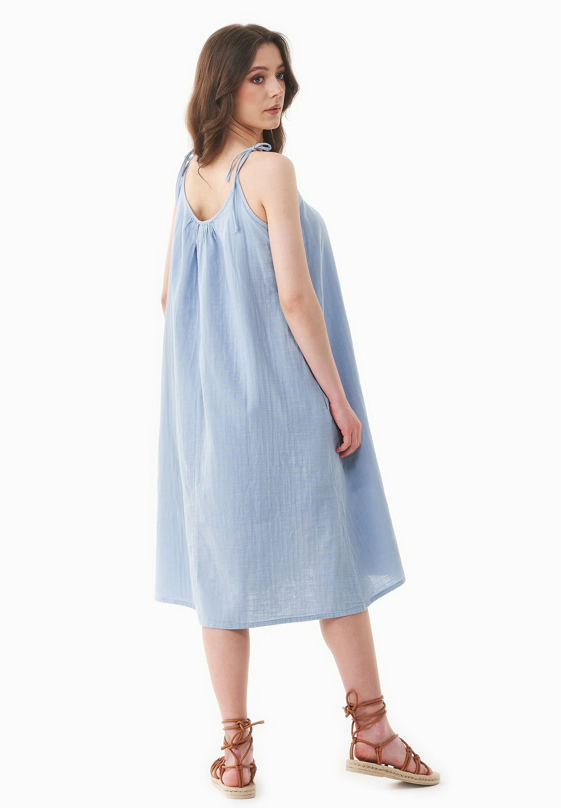 Muslin Summer Dress Ice Blue sold by Ivalo.com product image thumbnail 2