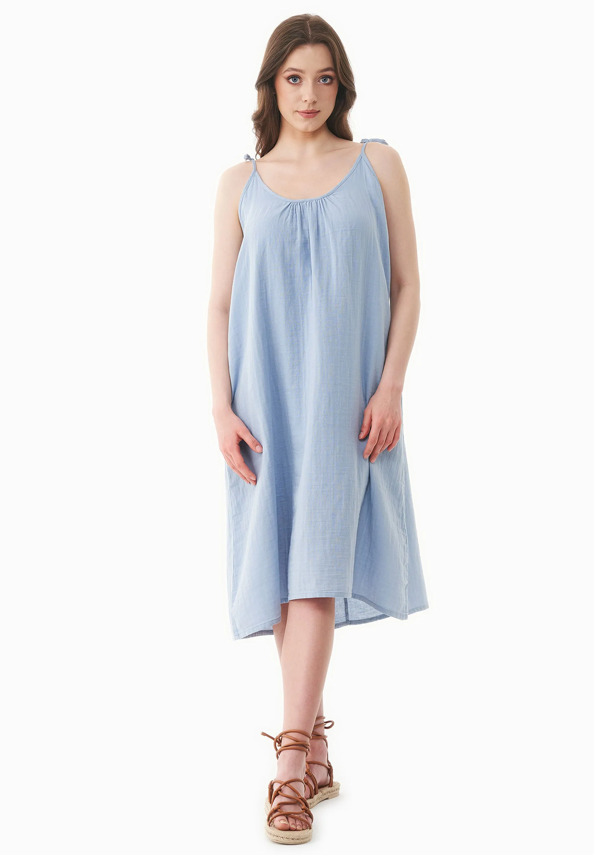 Muslin Summer Dress Ice Blue sold by Ivalo.com product image thumbnail 3