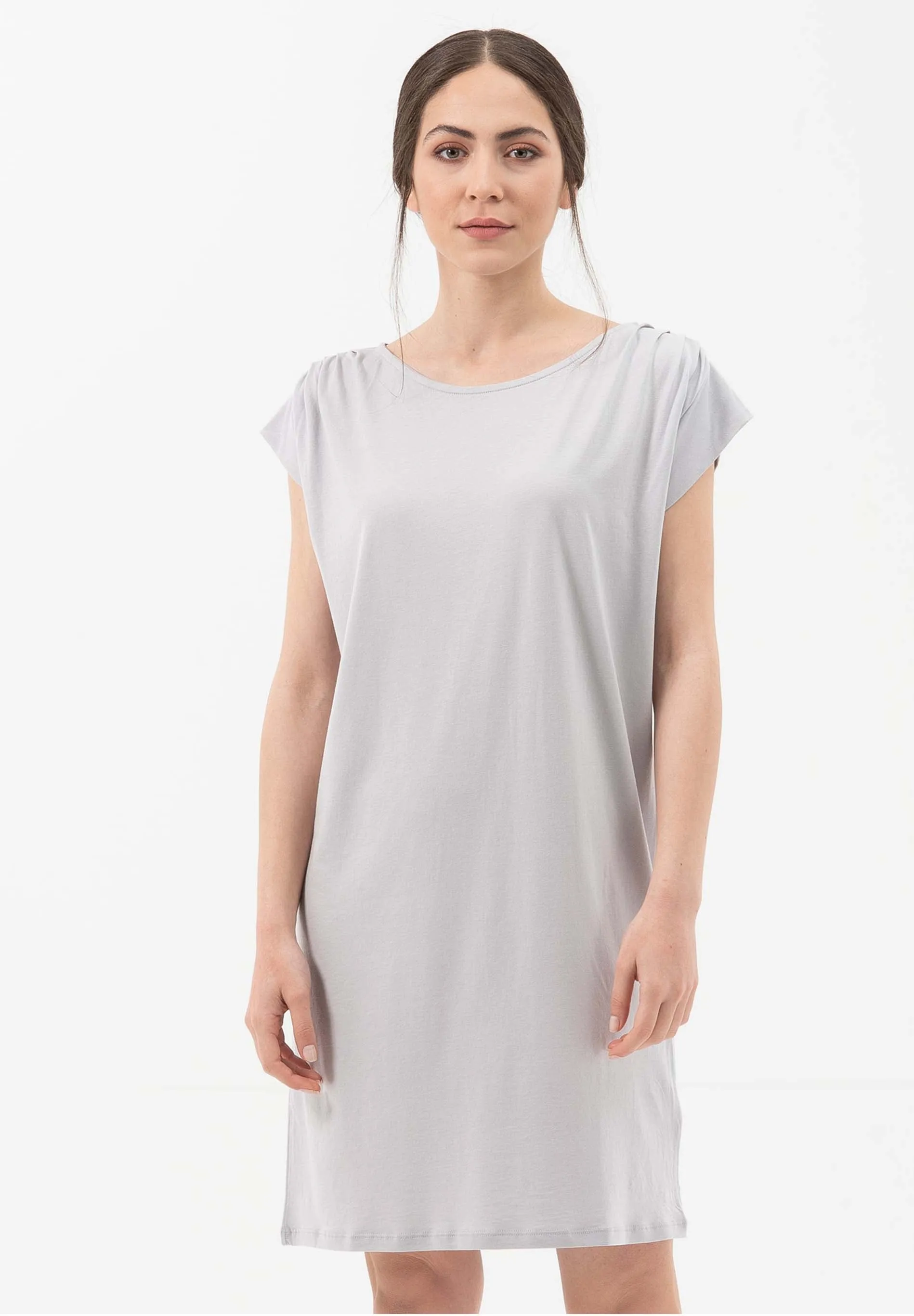Lyocell Blend Jersey Mini Dress Cloud Grey sold by Ivalo.com product image thumbnail 4