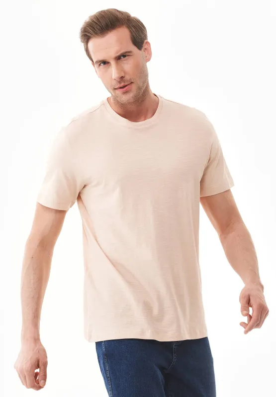 Men's Basic Round Neck T-Shirt Abby Stone made by Ivalo.com
