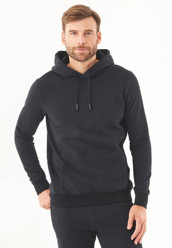 Men's Basic Soft Touch Organic Cotton Hoodie Black sold by Ivalo.com