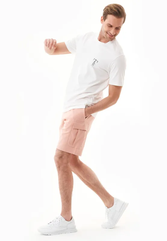 Men's Cargo Sweatshorts Dusty Blush sold by Ivalo.com