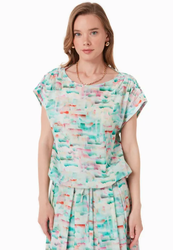 Crinkle Voile Blouse Brushed Effect sold by Ivalo.com