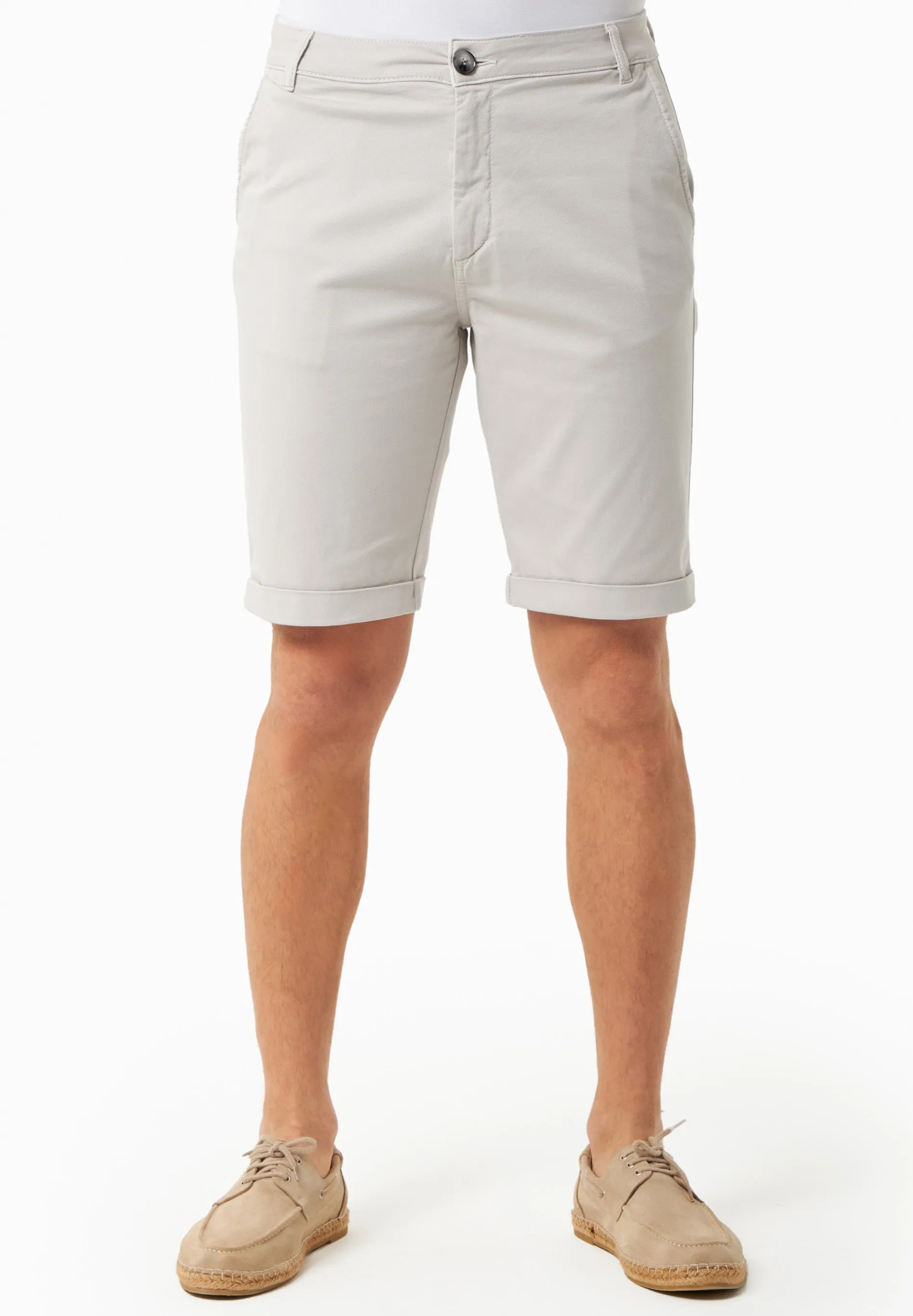 Men's Regular-Fit Organic Cotton Shorts Light Grey sold by Ivalo.com product image thumbnail 3