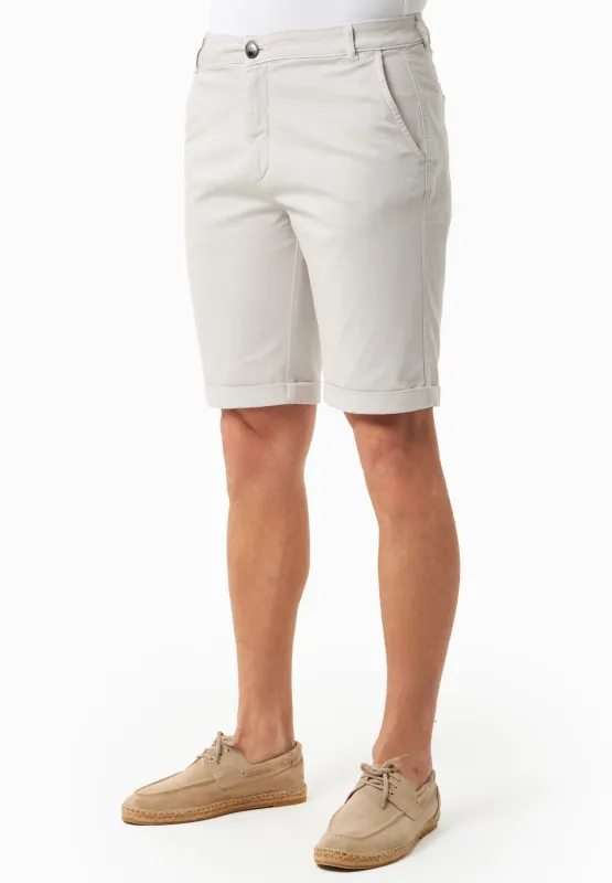 Men's Regular-Fit Organic Cotton Shorts Light Grey sold by Ivalo.com