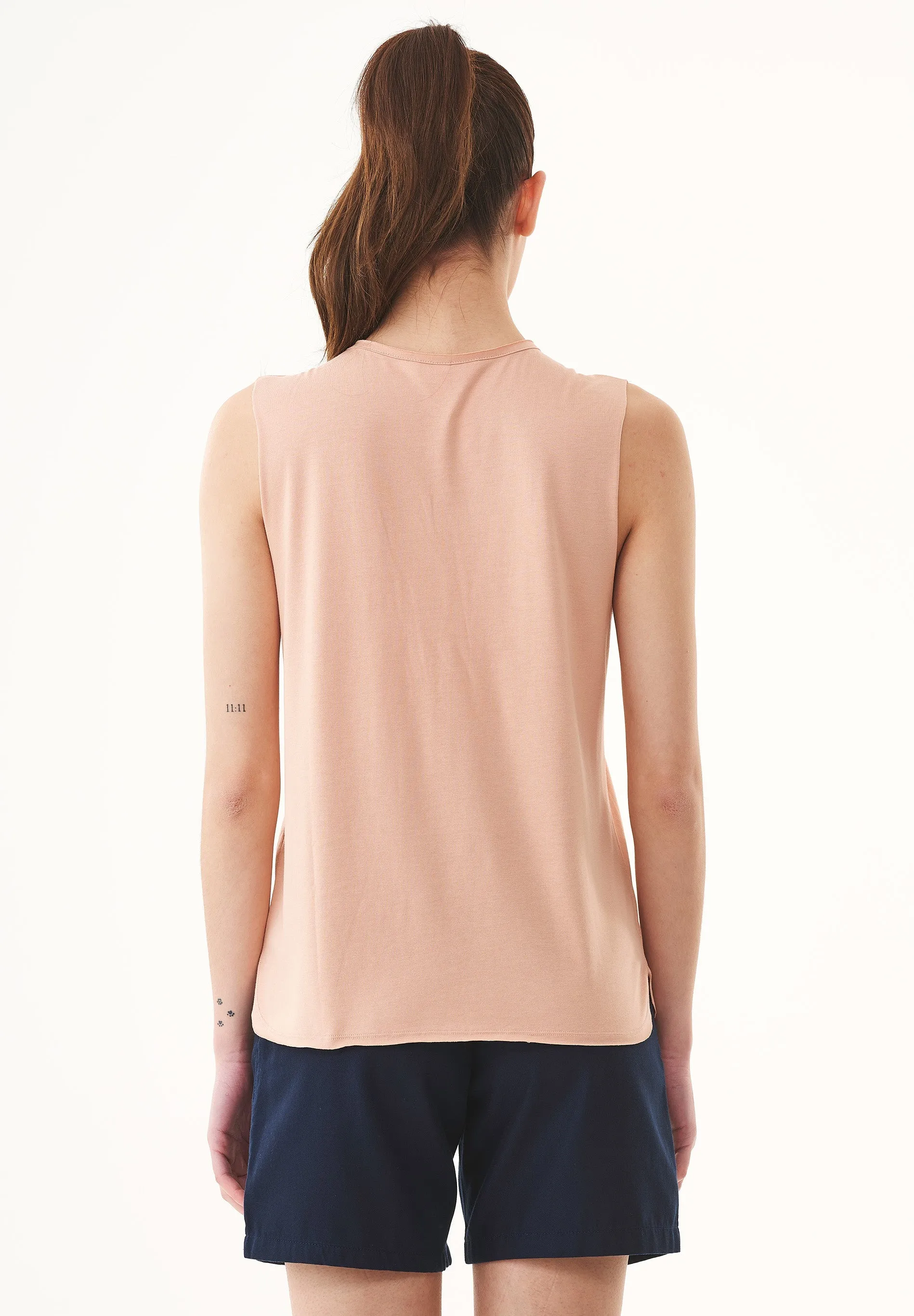 Modal Blend Sleeveless Top Indian Tan sold by Ivalo.com product image thumbnail 3